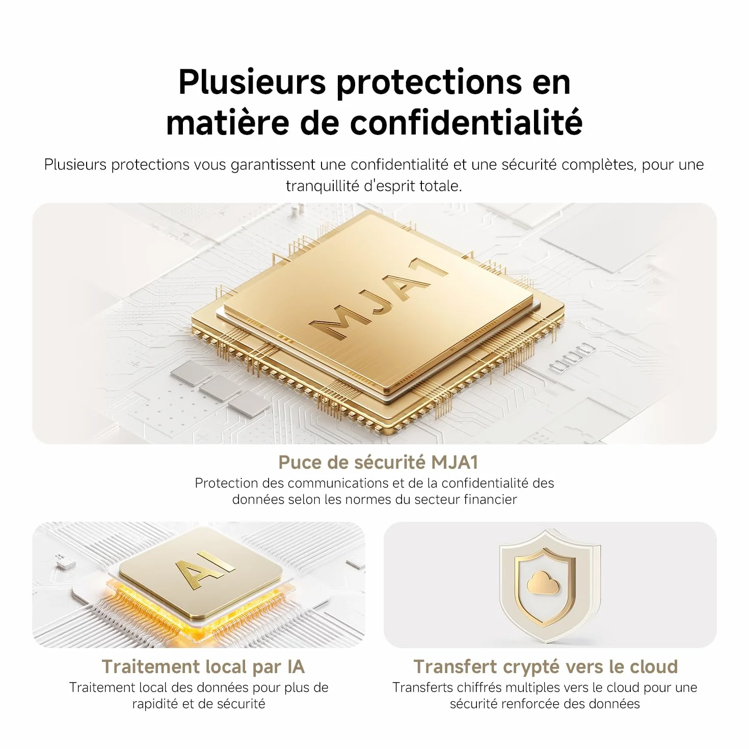 XIAOMI C302 Caméra Intérieure, 2K 3MP à 360°, Caméra de Surveillance, WiFi 6, Clôture Virtuelle, Détection et Suivi Personnes & Animaux, Vision Nocturne Couleur Starlight, Audio Bidirectionnel, Alexa