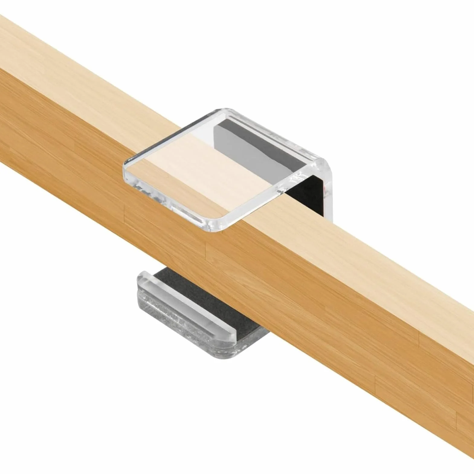 Support Mural pour Crosse de Hockey 2 Pièces Fixation Rangement Horizontal Anti-Rayure