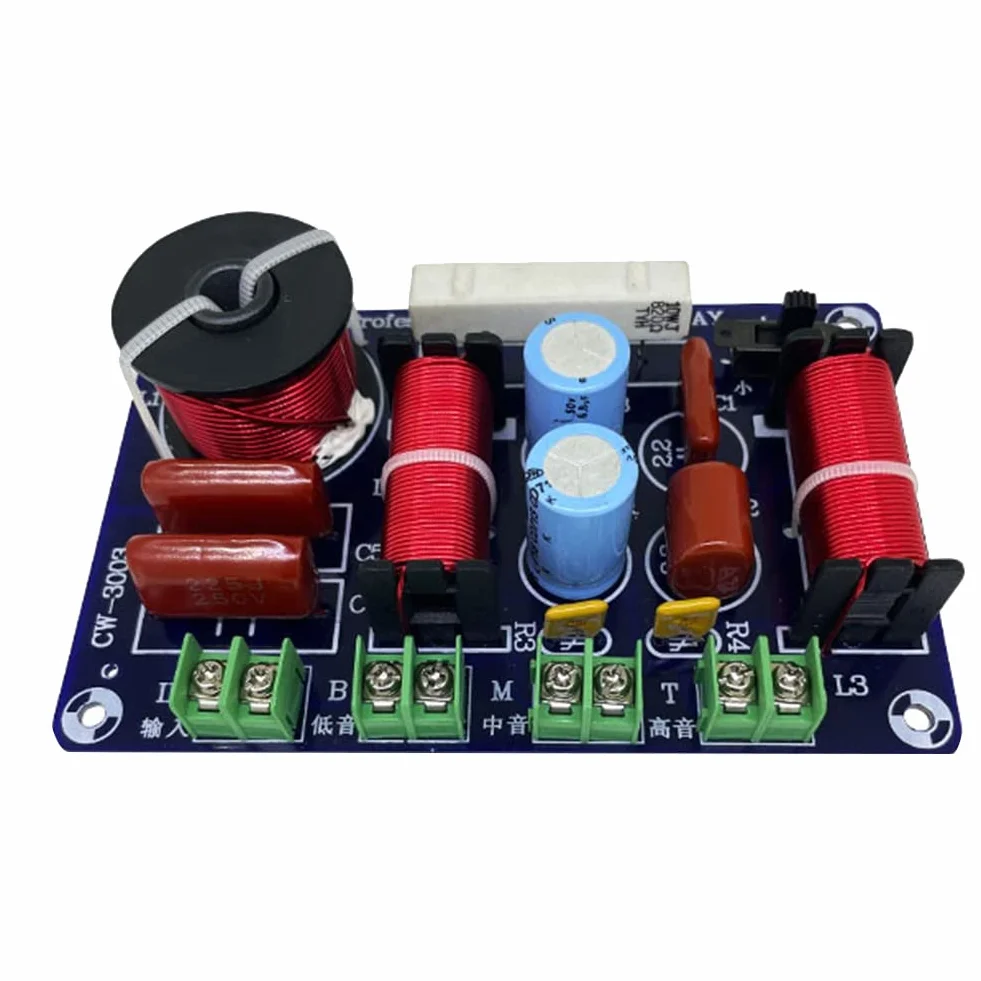 3 Voies HiFi Haut-Parleur Diviseur de FréQuence HiFi Crossover Filtre Distributeur Bricolage Ktv ScèNe Voiture Audio Woofer Haut-Parleur Filtre