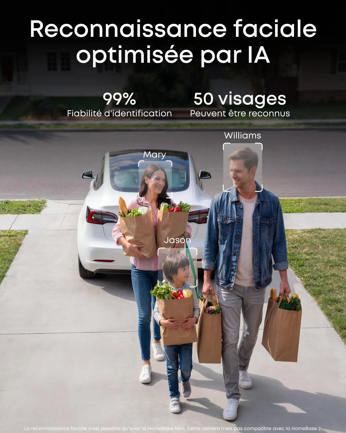 eufy Security Caméra eufyCam C35, Surveillance sans Fil, intérieur et extérieur, Support magnétique, Vision Nocturne, Stockage Local, sans abonnement, IP67, Compatible Panneau Solaire, Noire