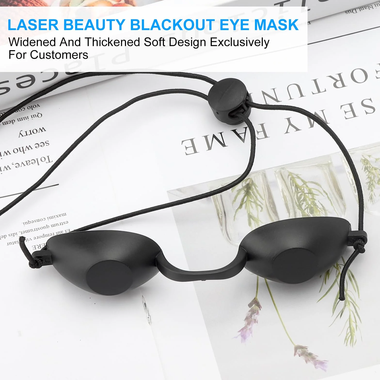 HENGBIRD Lunettes de solarium Protection UV Lampe rouge infrarouge Thérapie Cache-œil