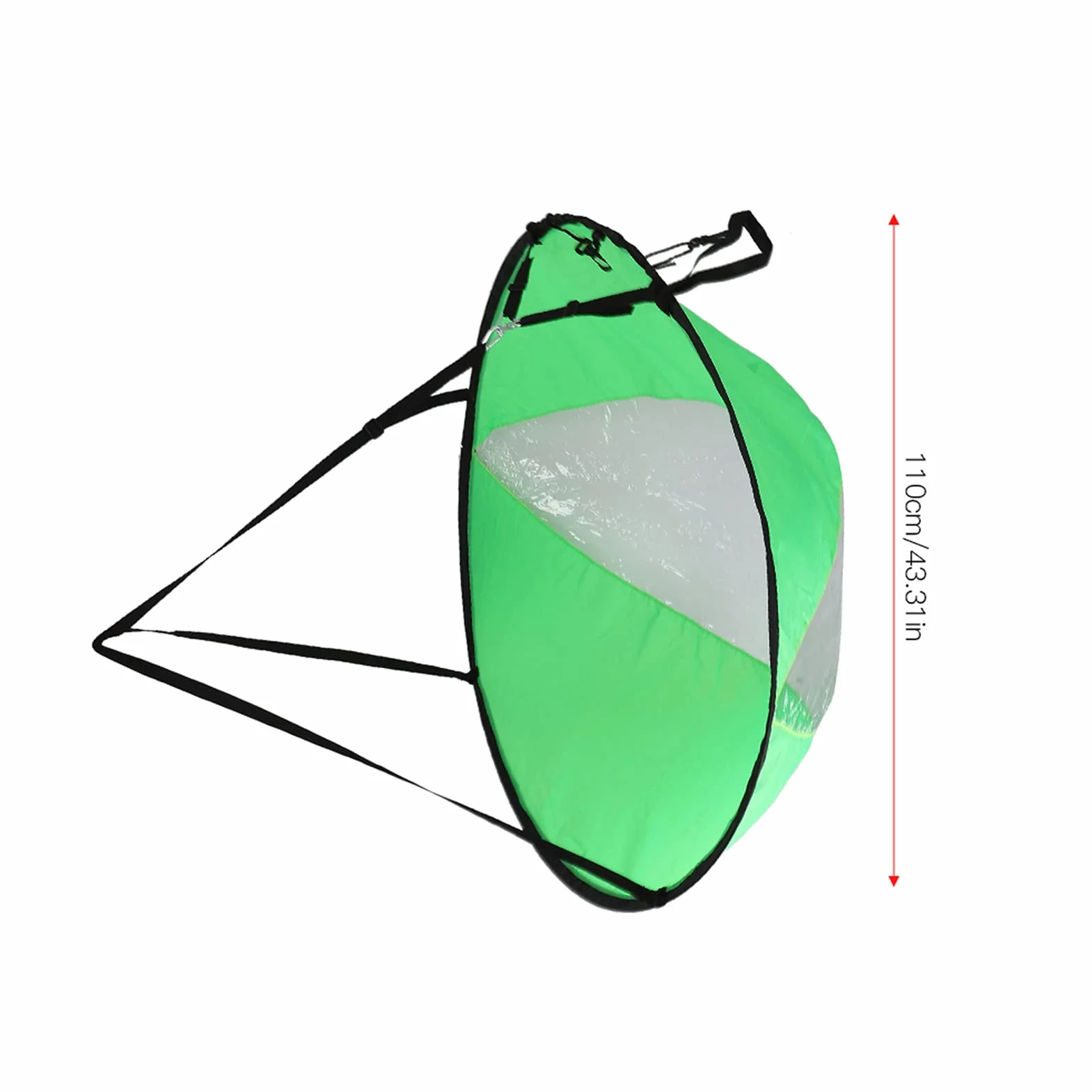 Brrnoo Voile de Kayak Kayak Navigation #12 Polyester léger Design Compact Sports Nautiques
