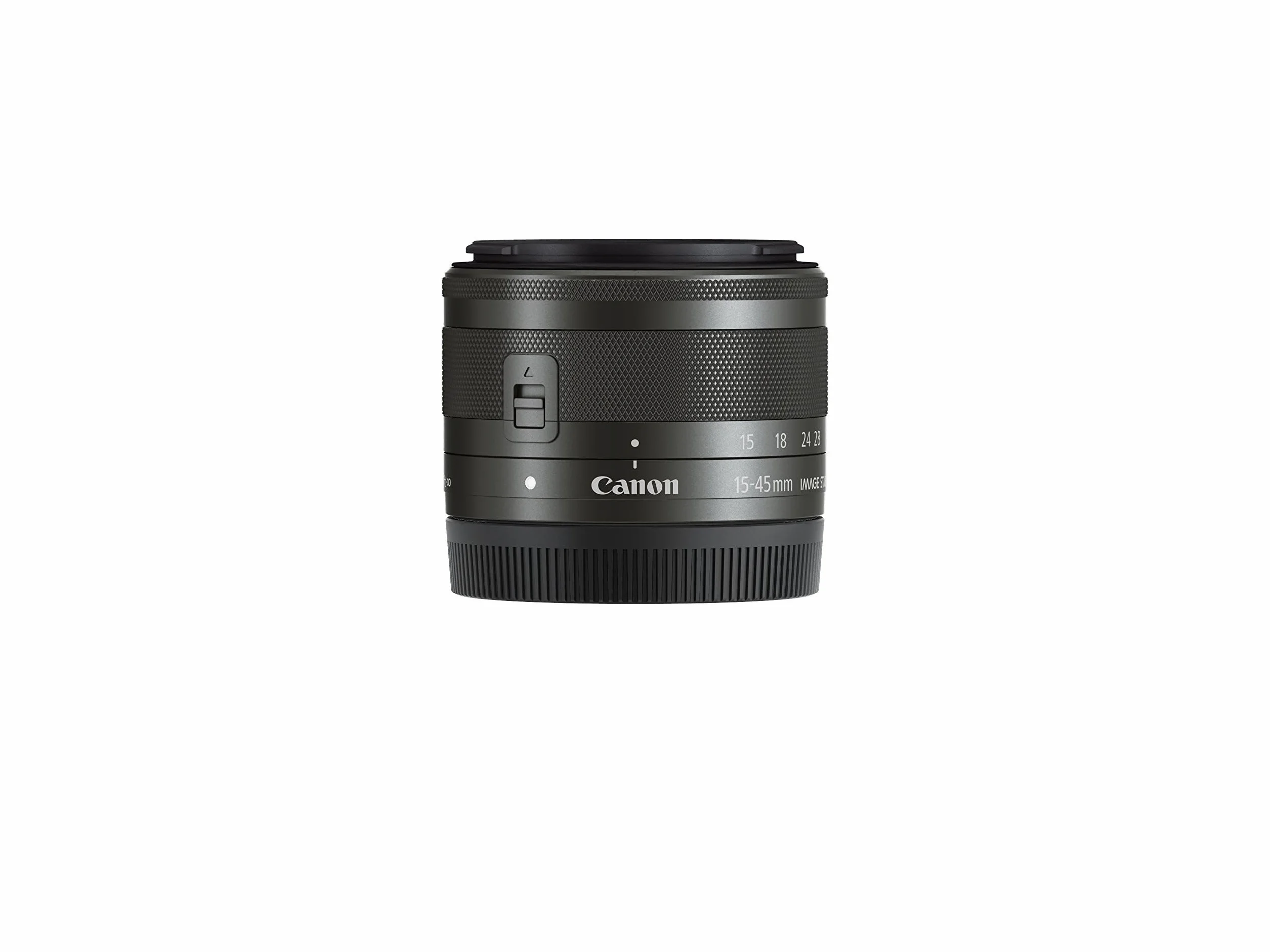 Canon EF-M 15-45 mm f/3.5-6.3 IS STM (certifié reconditionné), Base, noir