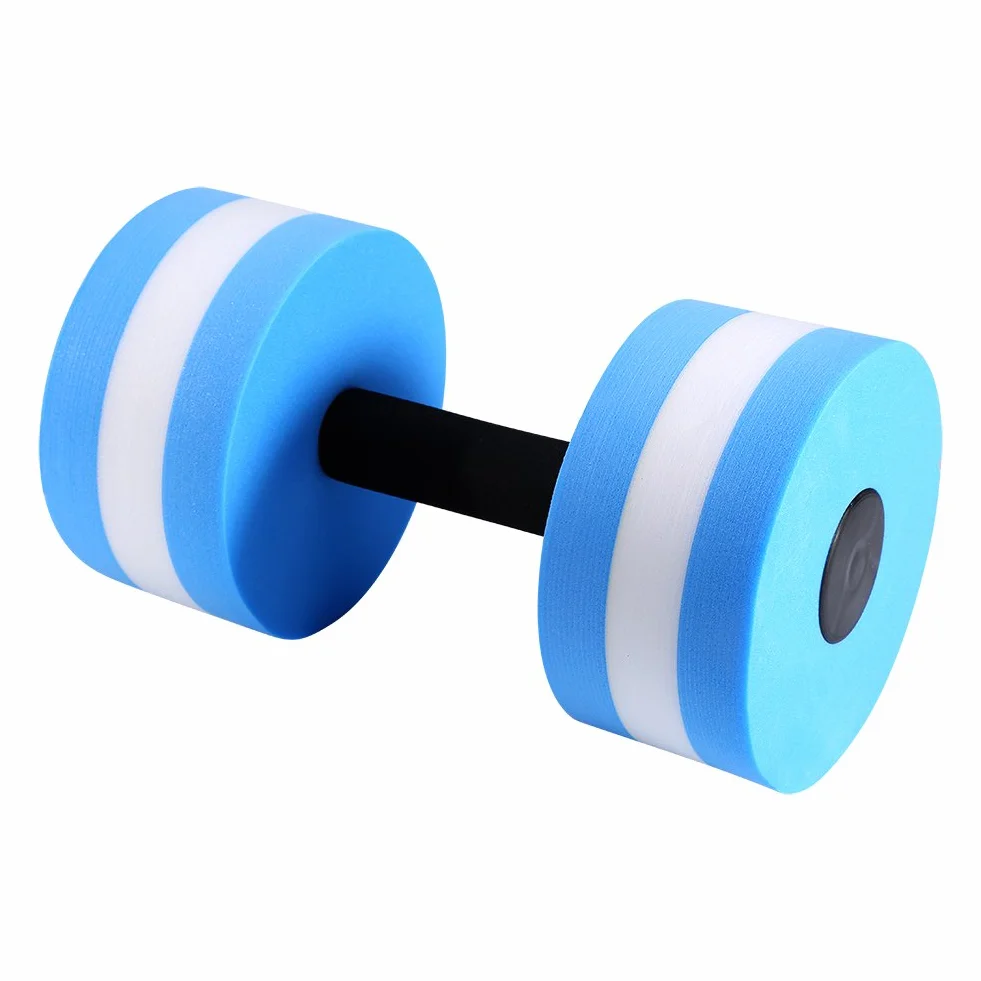 Lot de 2 haltères d'aquagym en mousse EVA pour l'aqua-fitness et l'hydrothérapie
