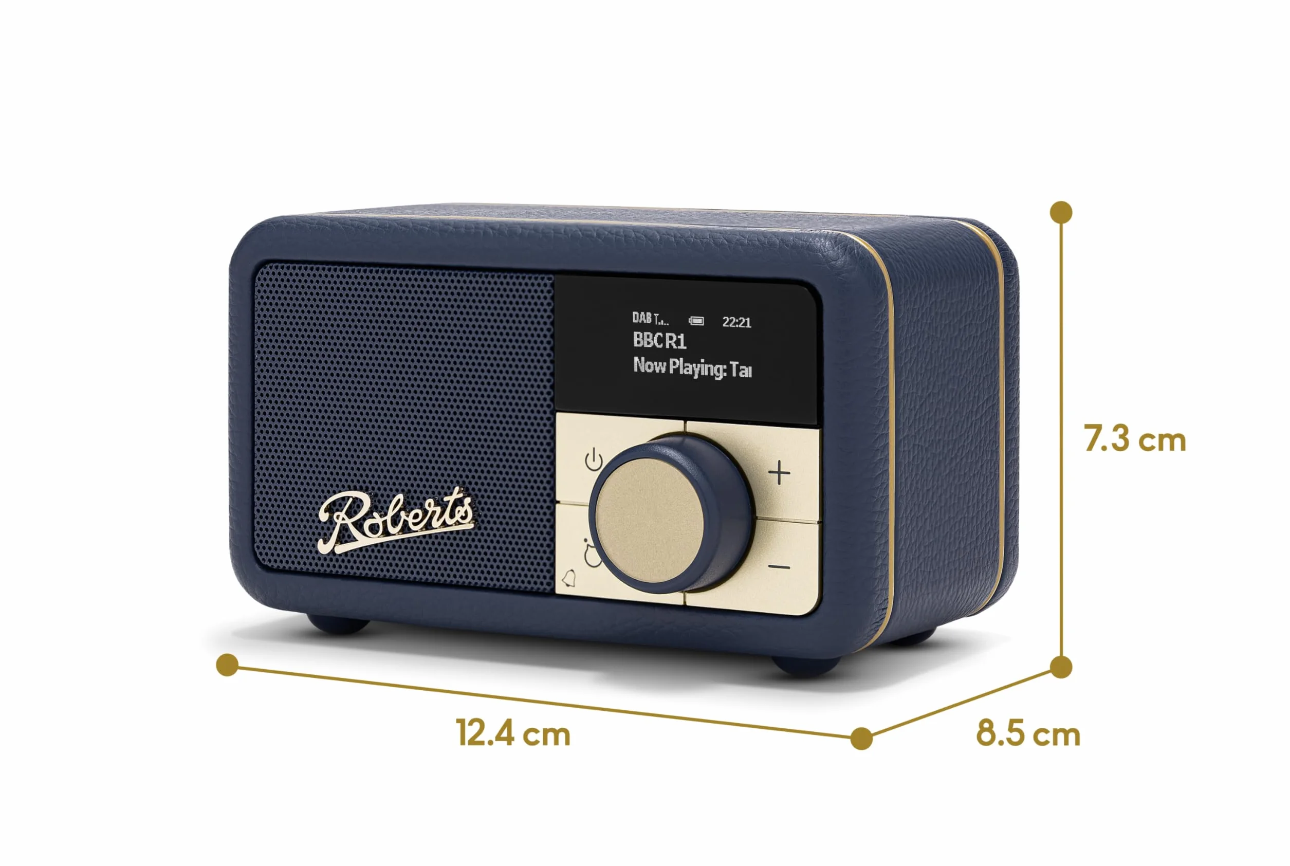 Roberts Revival Petite 2 DAB+/FM/Bluetooth Alarme Bleu Minuit