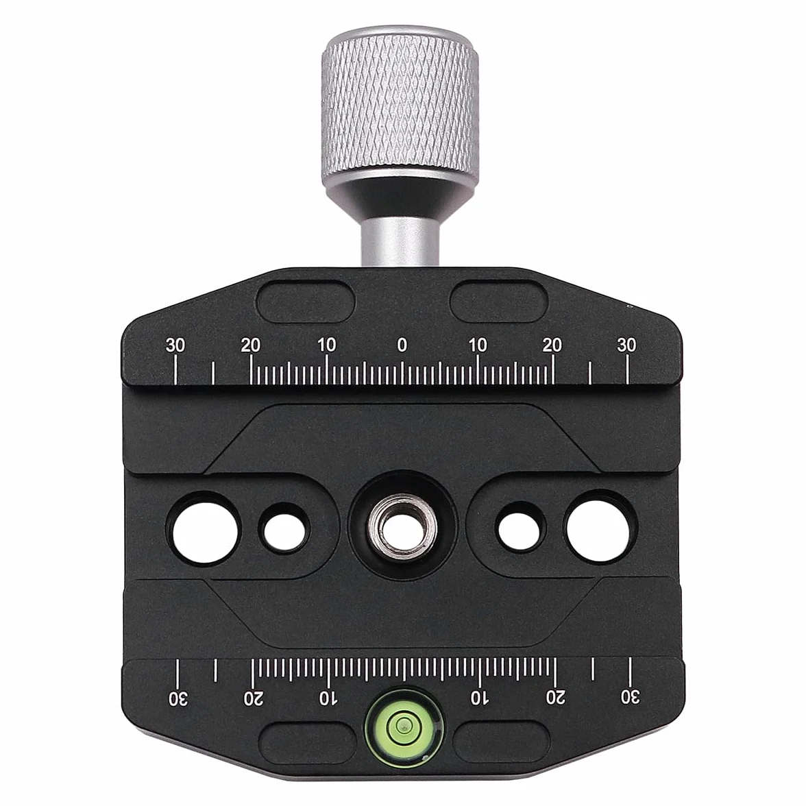 WANGCL Collier de serrage rapide 70 mm pour trépied Arca Swiss universel en métal avec niveau à bulle