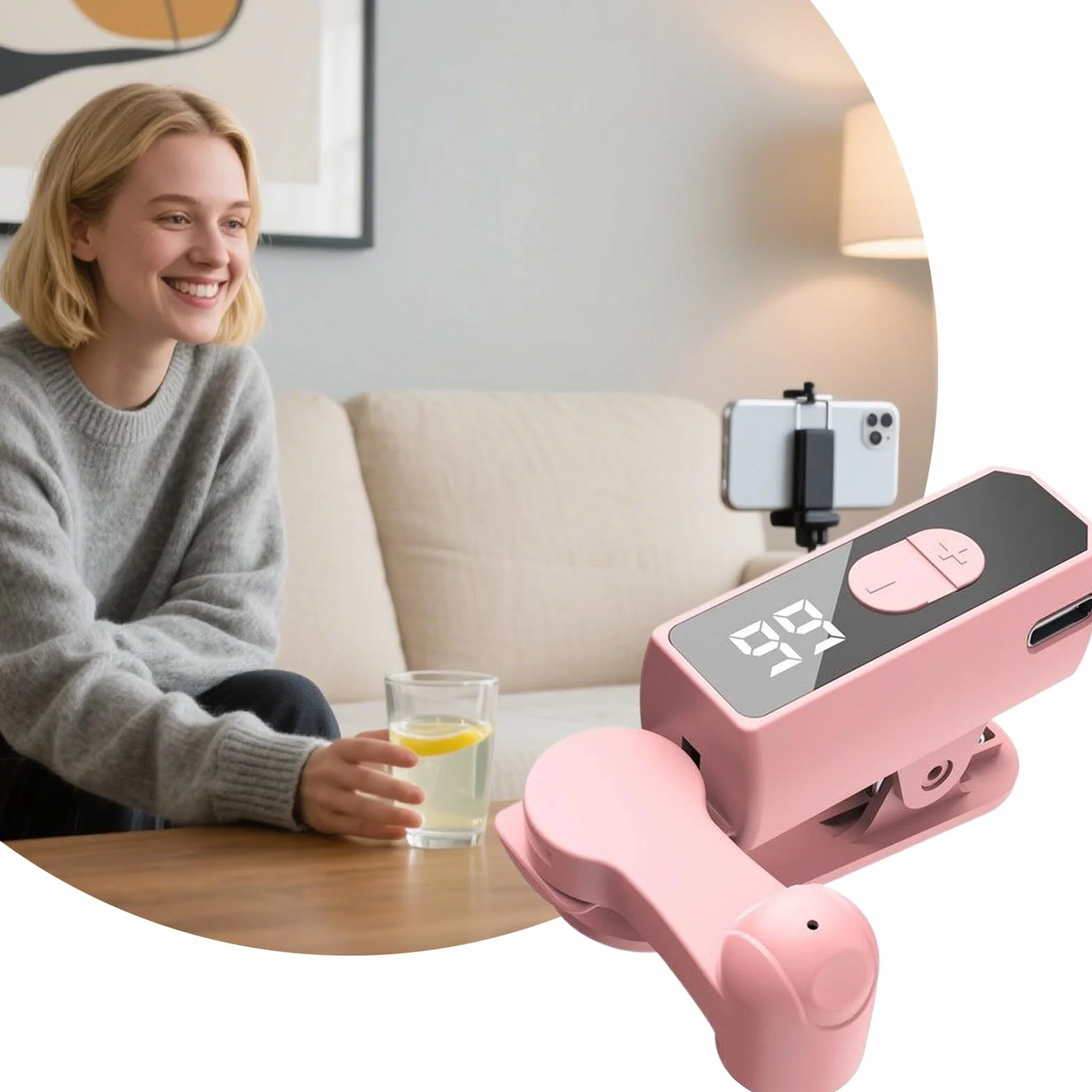 Phone Clicker - Cliqueur Automatique Intelligent pour Écran | Accessoire Téléphone pour Saisie Données Bureau Jeux Tests Logiciels Récompenses Navigation Web Lecture Vidéo Étudiants