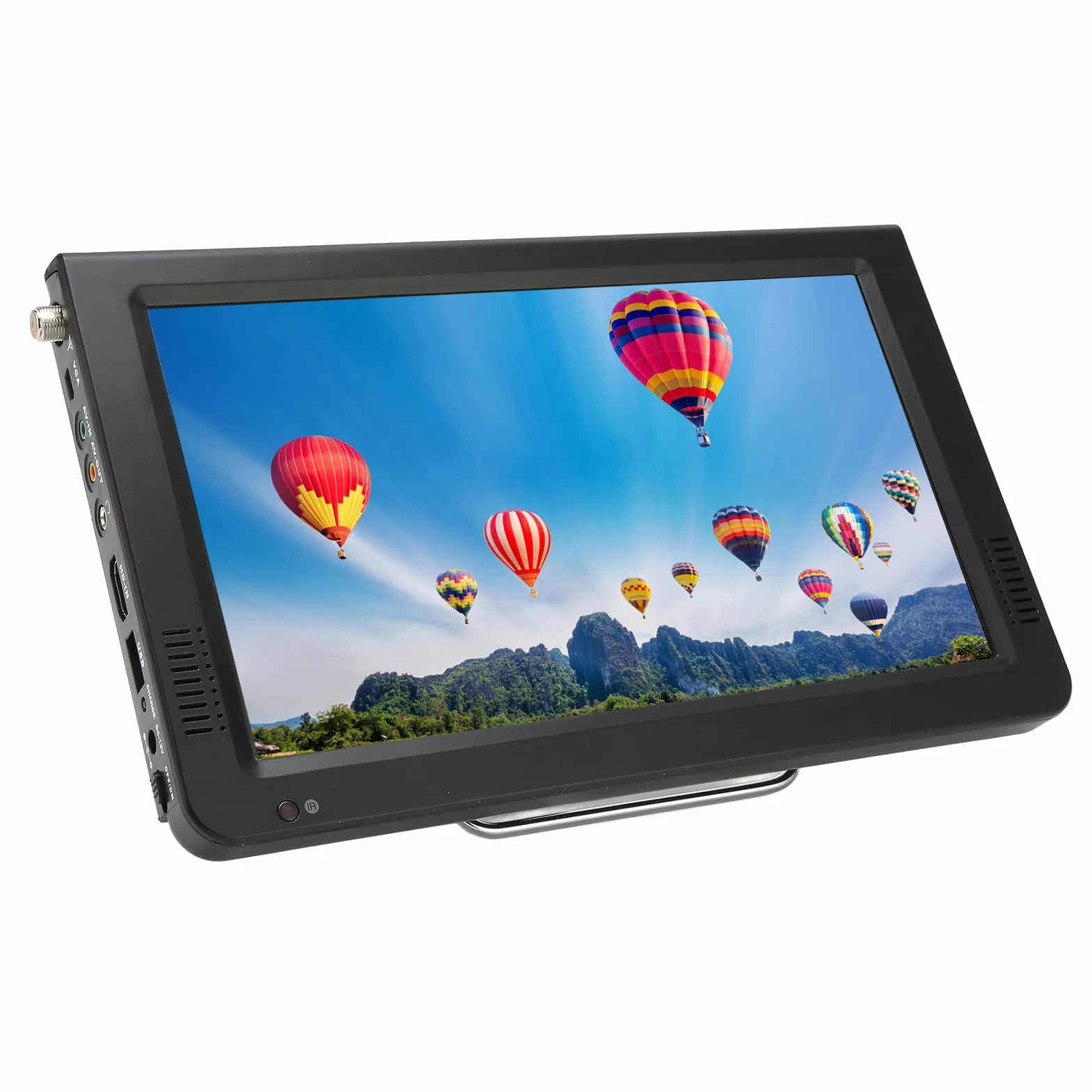 Télévision Numérique Portable 10 Pouces, 1080p ATSC Car TV Télévision Numérique Smart TV, TV Portable ATSC Télévision Numérique avec Batterie au Lithium Rechargeable, pour la