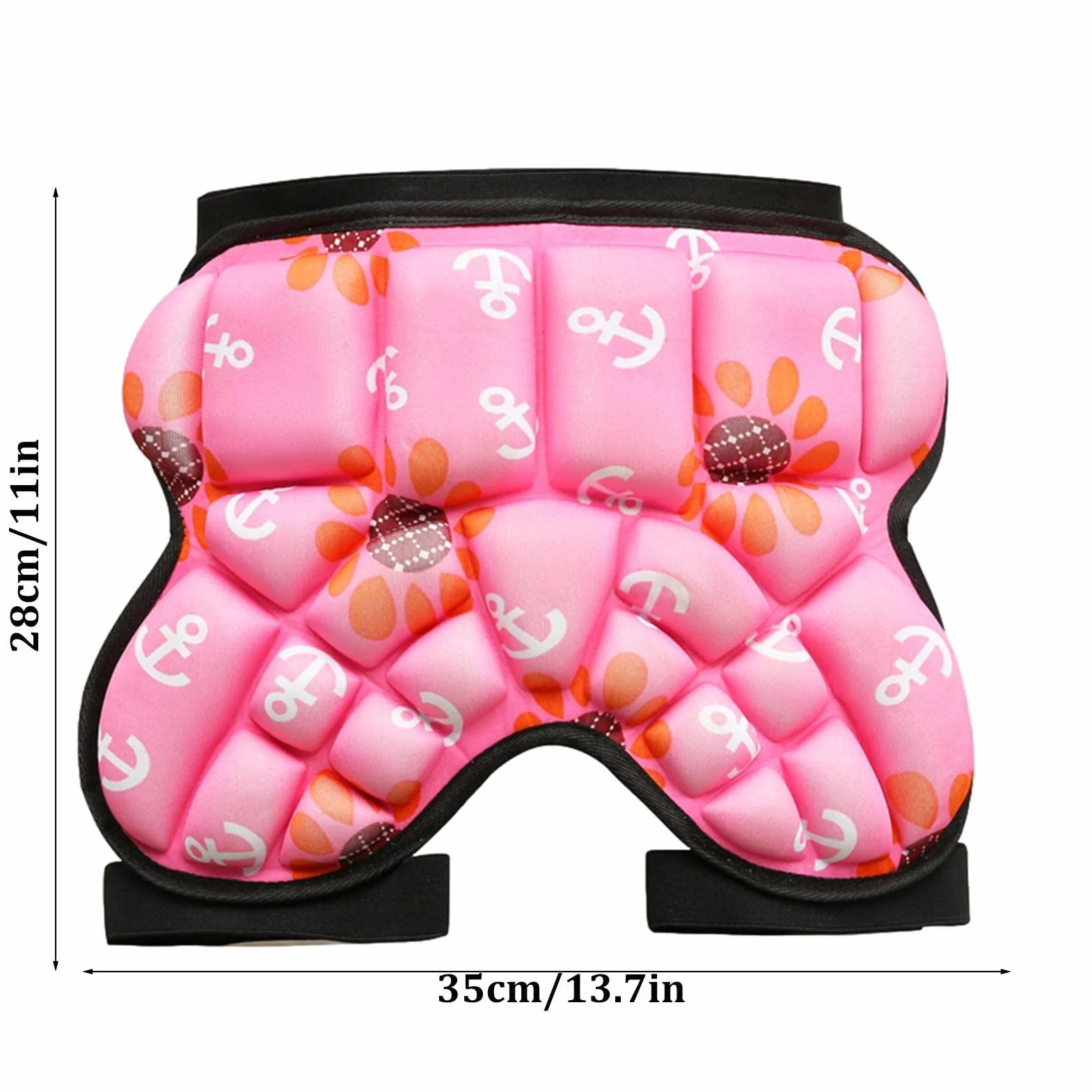 GIMOCOOL Short Rembourré pour Enfants | Tapis de Sport à Roulettes pour Protection Butt Hip | Patinage, Ski, Snowboard, Roller Skating