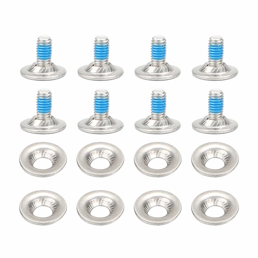 Kit de vis de fixation pour snowboard en acier inoxydable, 8 sets