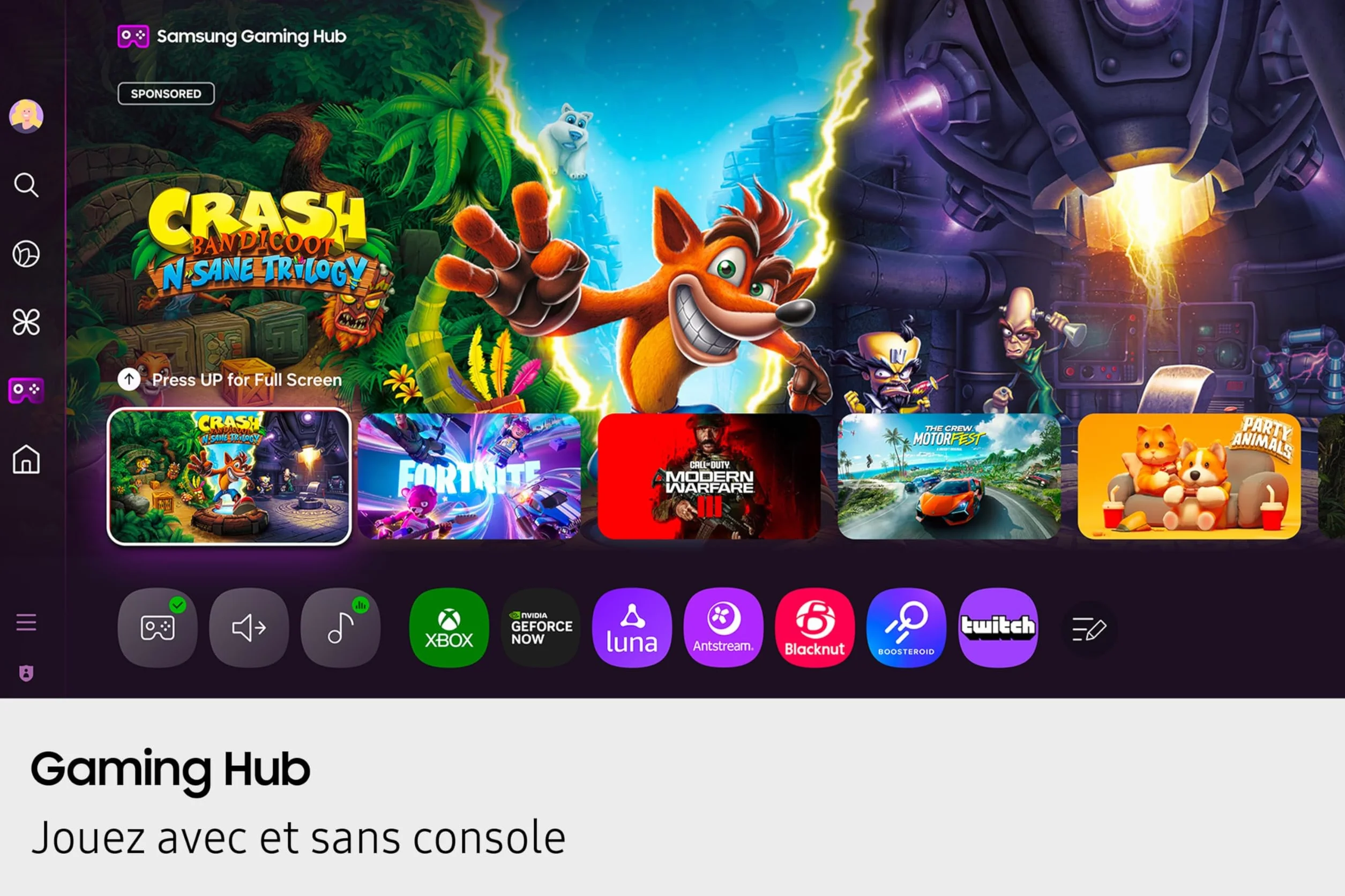 Samsung TV AI Mini LED 55 Pouces Neo QLED QN80F 4K Smart TV HDR Dolby Atmos