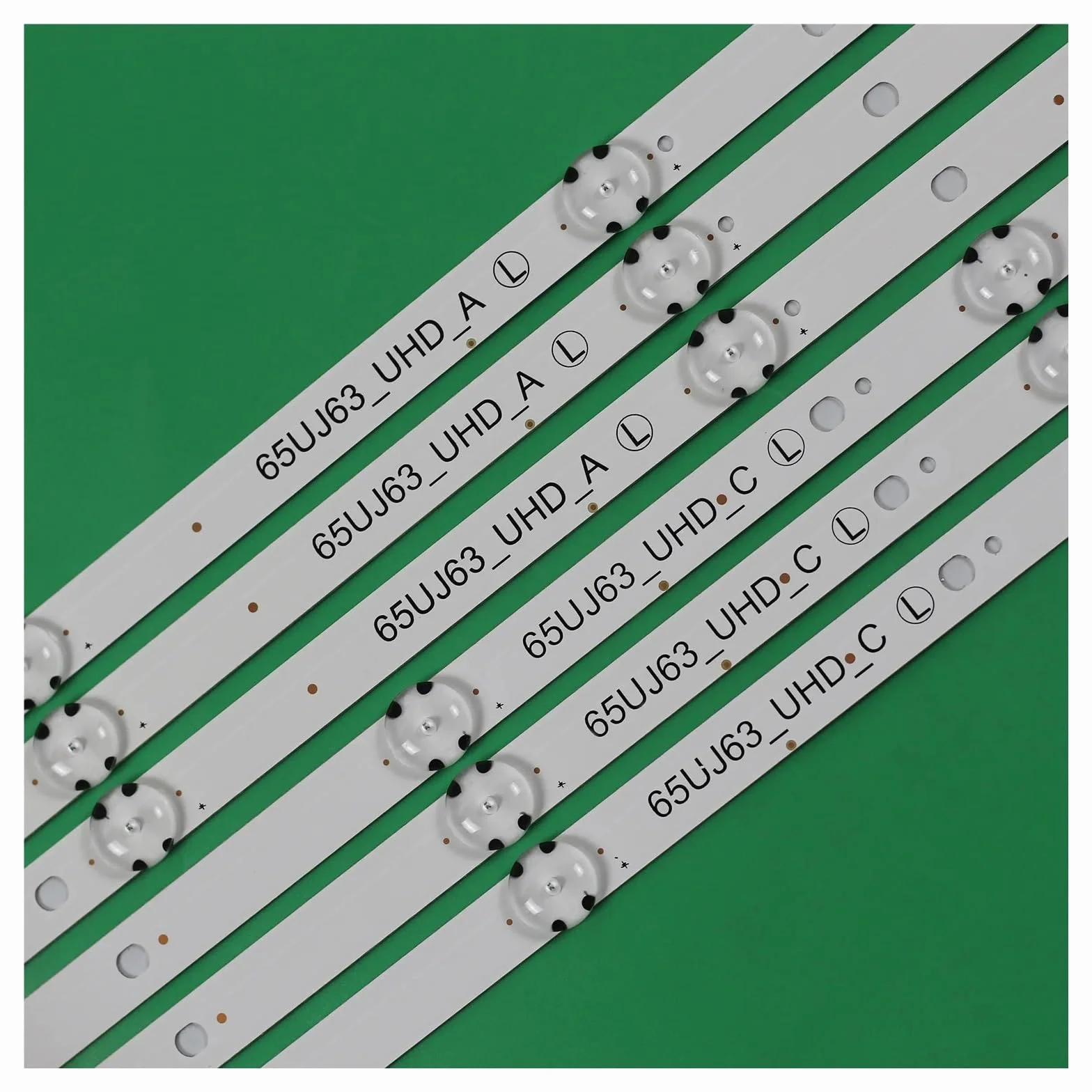 Bande de rétroéclairage LED for LG 65UK6100PLB 65LG63CJ-CA 65UJ6100 65UJ630A 65UJ630Y SSC_65UJ63_UHD_D 65UJ6300 65UJ630V