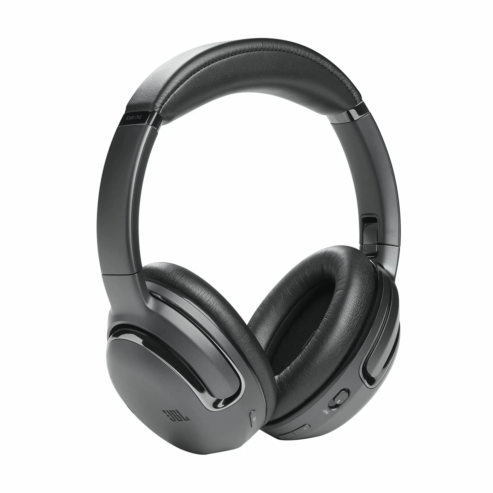 JBL Tour One – Casque circum-auriculaire sans fil avec réduction de bruit – Son JBL Pro – 50h d'autonomie – Connexion Bluetooth – Commande vocale mains libres – Couleur : Noir