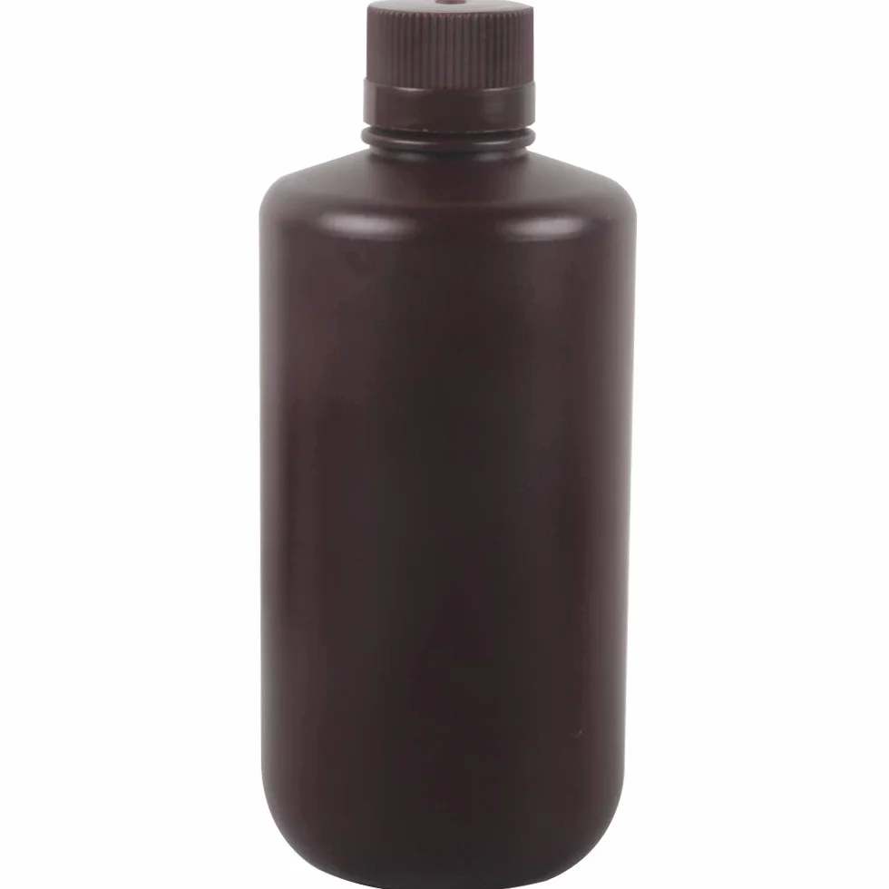 3 pièces 1L/1000 ml/35.2 oz processeur de Chambre Noire Chimique Liquide développeur Bouteilles de Stockage en Plastique pour 135 120 Film Photo négatif (3X 1L Brown Bottle)