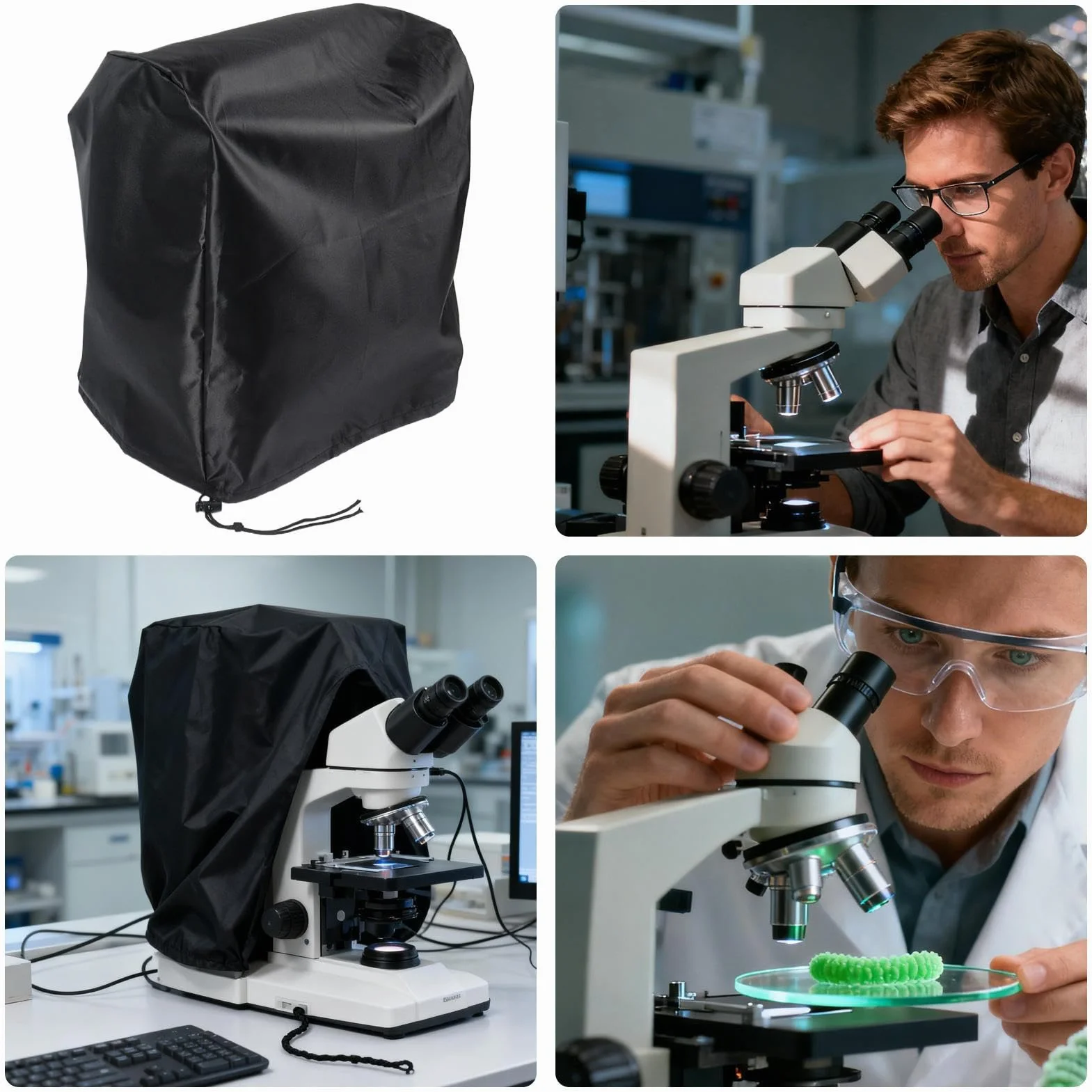 Étui De Protection Pour Microscope Tissu Oxford Anti-poussière Résistant À L'eau Protection UV