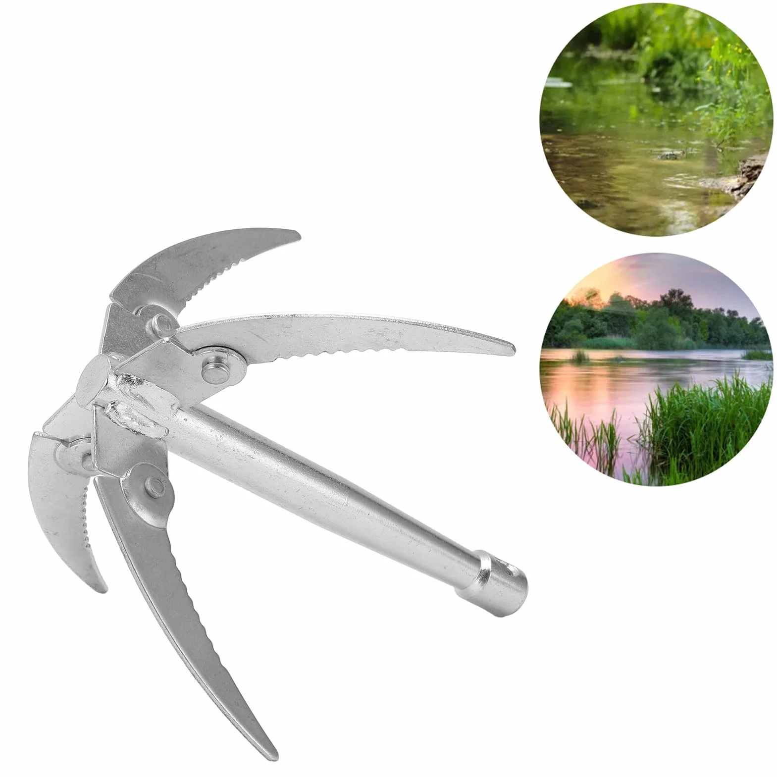 Alomejor Couteau à Gazon d'eau de Pêche Désherbant avec Corde de 10 M