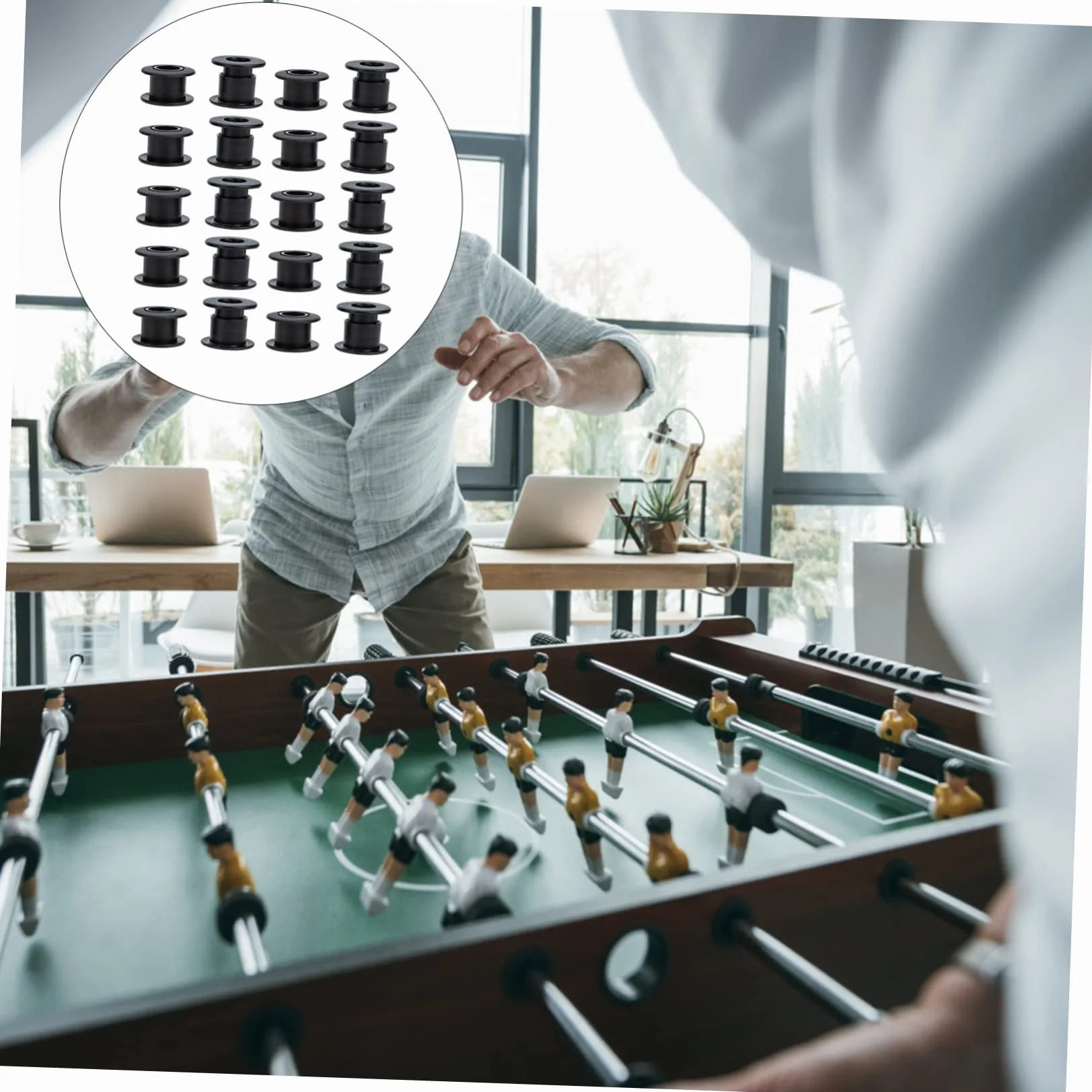 Toddmomy 10 Paires Roulements Plastique pour Table de Football