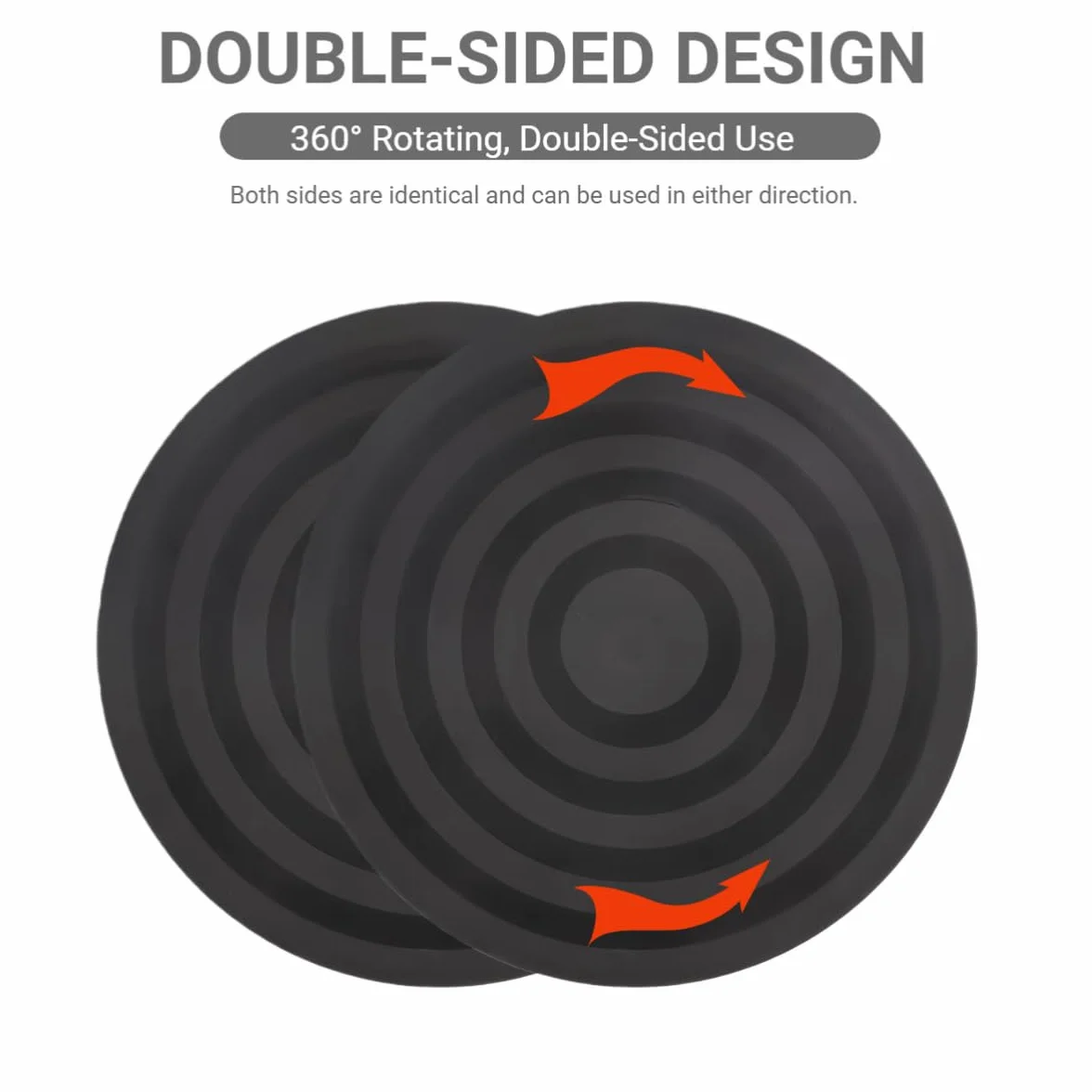 Heavy Duty Tourne-Disque Rond Rotatif,Plateau Tournant Universel Noir,Support Plaque Tournant Rotatif pour Travaux Manuels,Aérographe,Peinture,Téléviseurs à Écran Plat,Haut-parleurs
