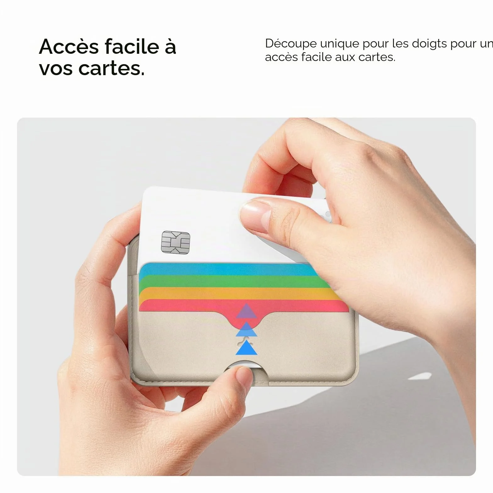 Caseology by Spigen Folder Pop Magsafe Porte-Cartes magnétique Silicone antidérapant Compatible iPhone 17/16/15/14/13/12 Series Arc-en-Ciel