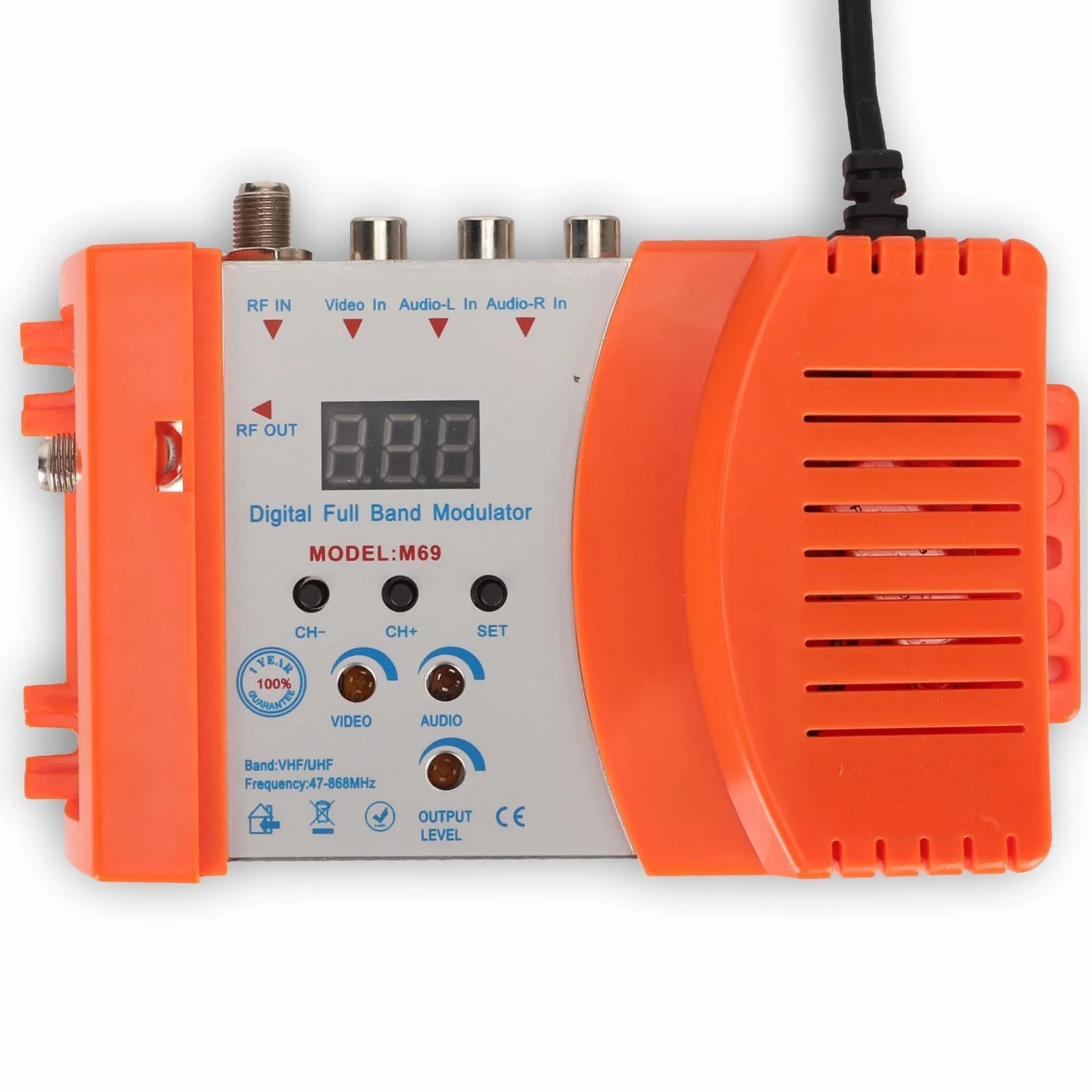 Modulateur AV vers RF Numérique VHF UHF pour TV PAL NTSC