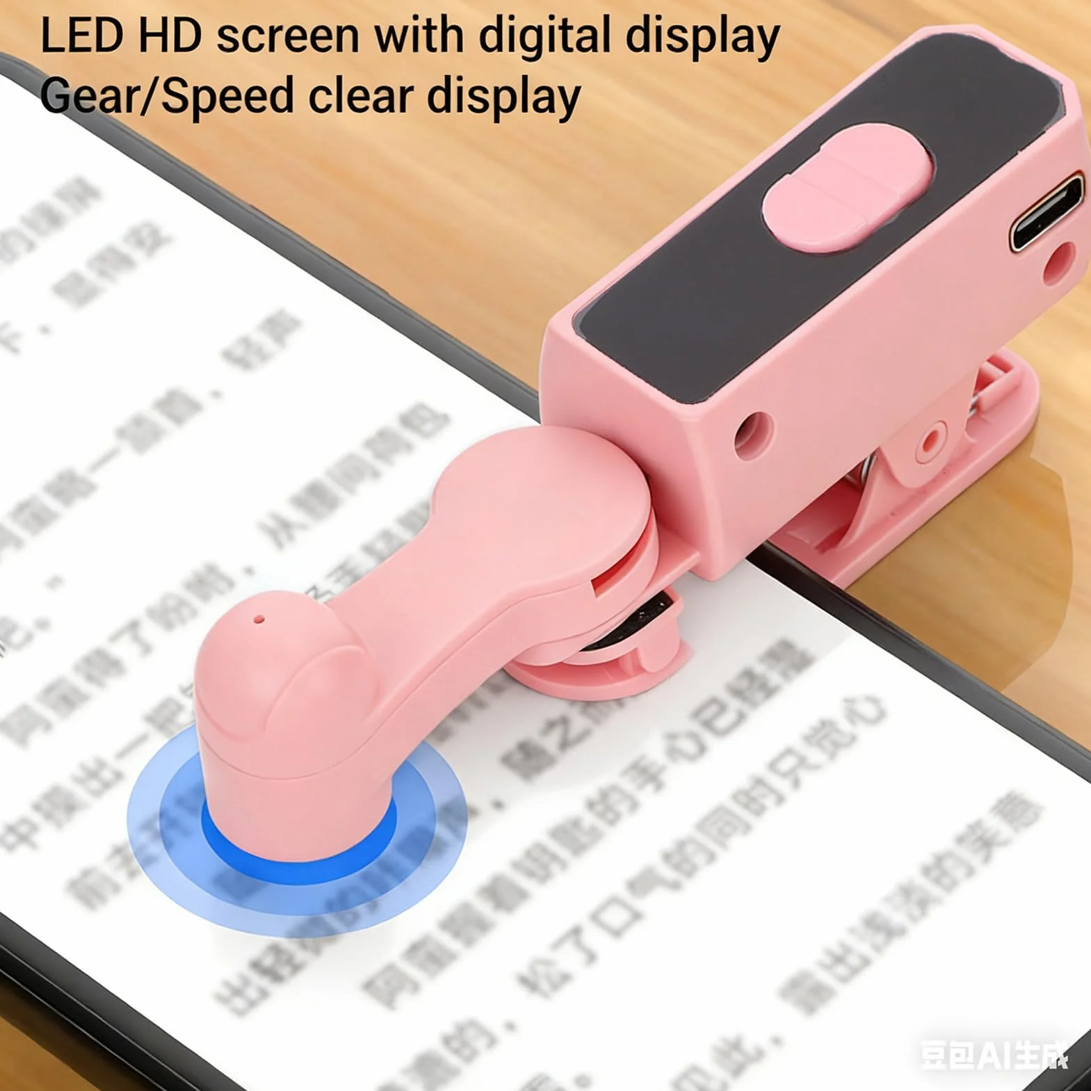 Dpofirs Clicker Automatique sans Fil pour Smartphone, Tapper Automatique D'écran de Téléphone Rechargeable, Clicker Continu Rapide pour Tiktok, Diffusions en Direct J'aime (Pink)
