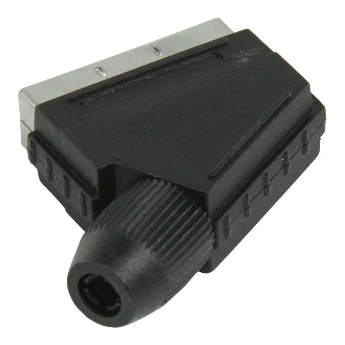 Valueline VLVP31990B SCART Noir connecteur de Fils - Connecteurs de Fils (SCART, Noir, 11 cm, 120 mm, 25 mm, Sac)