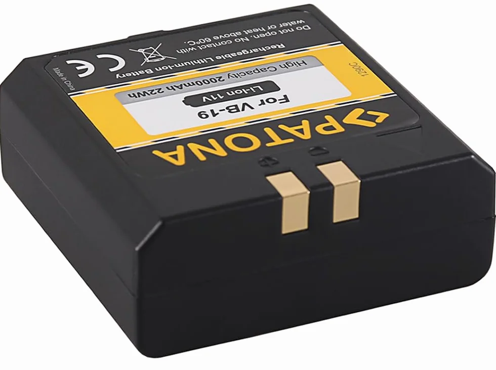 PATONA VB18 Batterie 2000mAh / 22Wh / 11V Li-ION Compatible avec Godox V850 V850II V860 V860II Flash Speedlite VB18 Batterie de Rechange pour Les modèles GODOX VB18 VB19