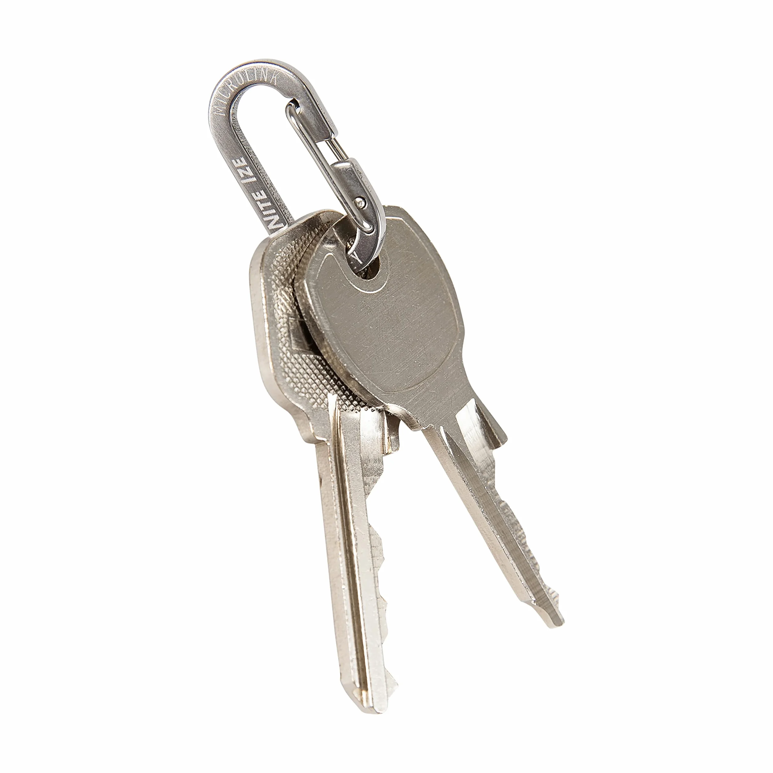 Nite IZE MicroLink Lot de 4 Mini Mousquetons en Acier Inoxydable