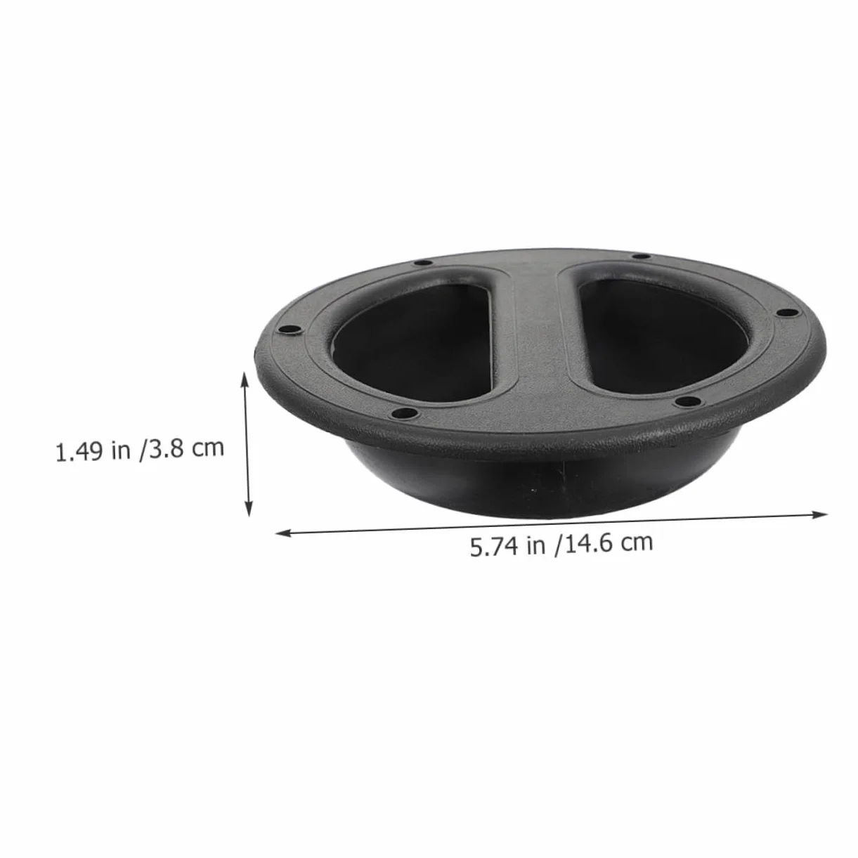 iplusmile Poignées De Haut-Parleur Encastrées Abs 146x38 Mm Lot De 8 pour Réparation Audio Transport Scène Poignée Encastrée Noire Pratique pour Enceintes Professionnelles