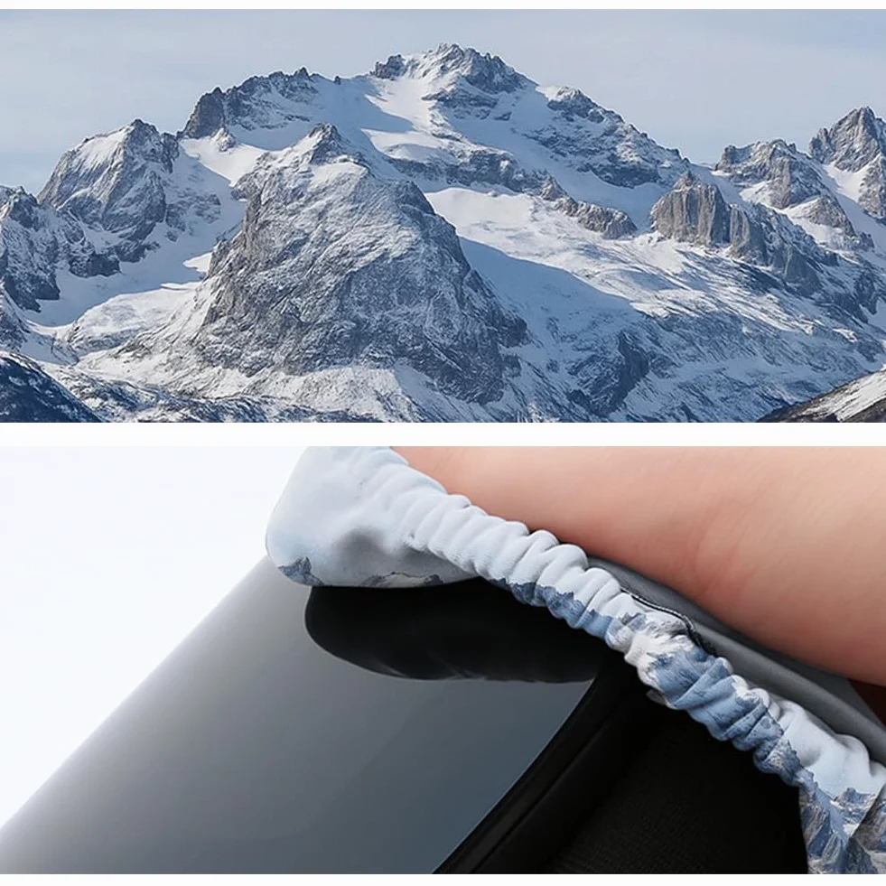 Housse de Protection pour Lunettes de Ski en Microfibre, Anti-Rayures, Unisexe
