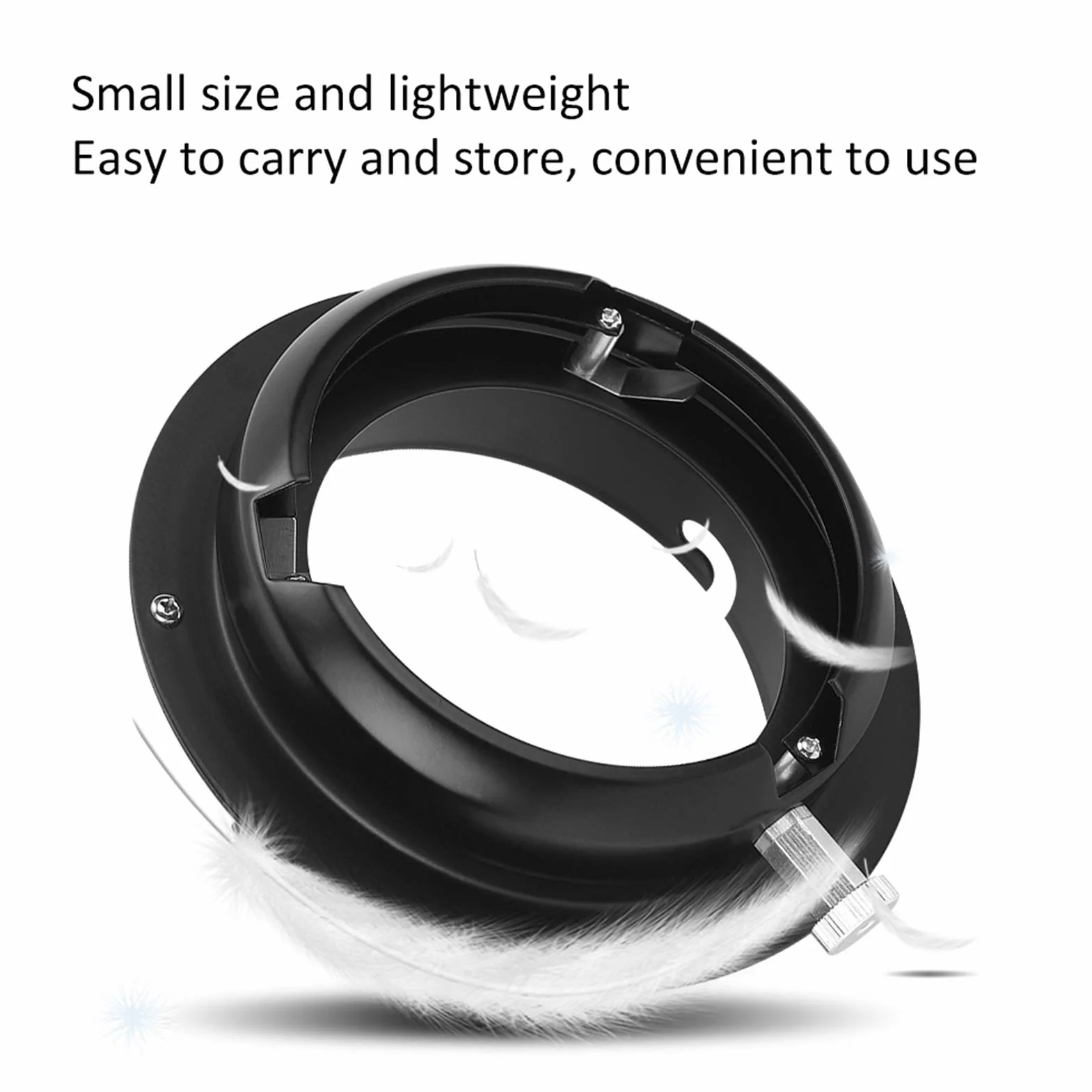 Convertisseur de Bague D'adaptation de Lumière de Photographie pour Monture Elinchrom vers pour Bowens Mount Flash Light Softbox Camera Lens Adapter Ring Alloy Accessoire