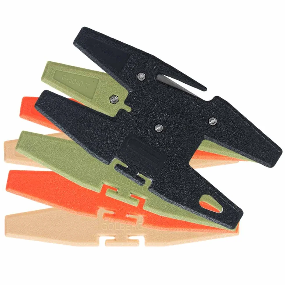 GOLBERG Enrouleur d'outils 30,5 m paracorde support tout-en-un olive