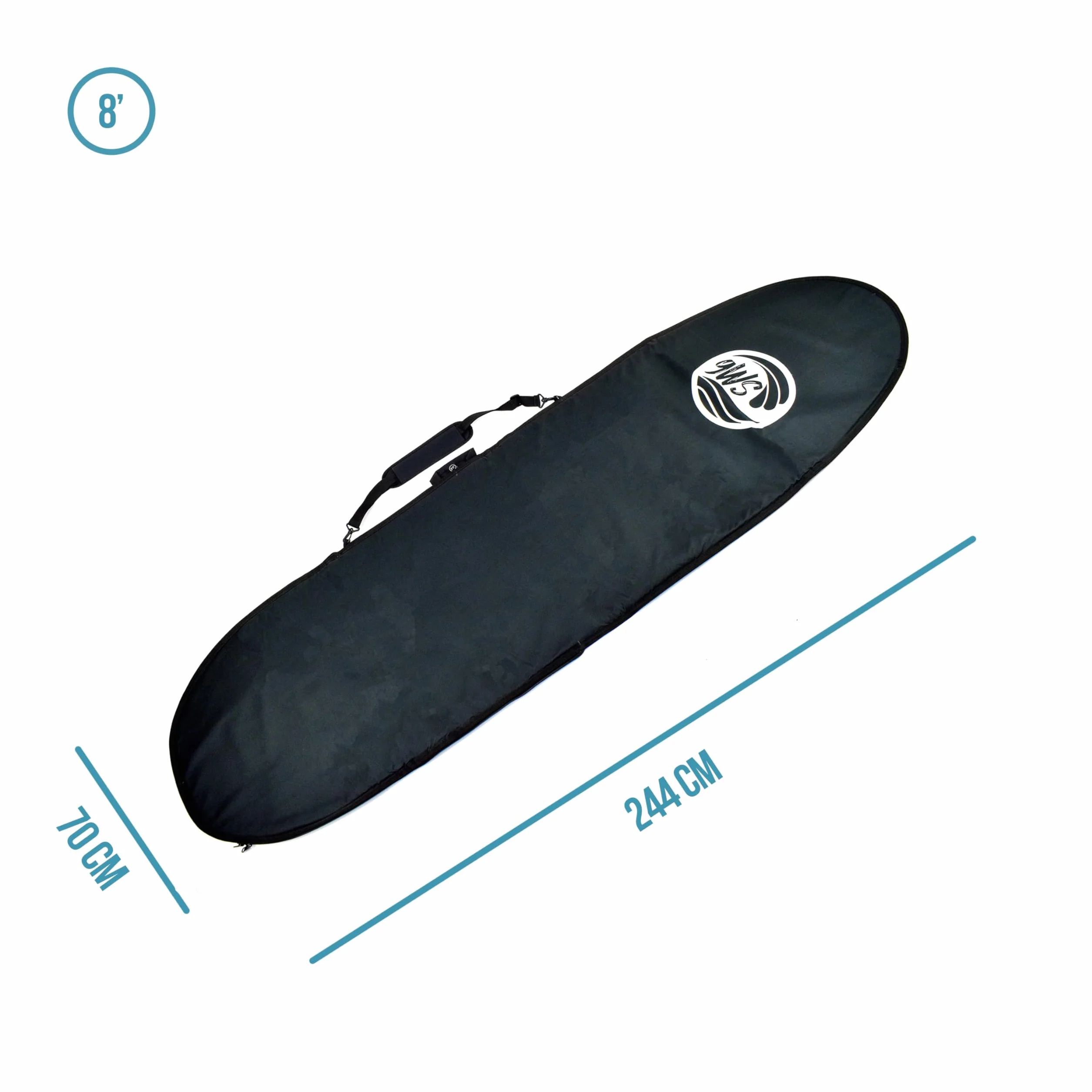 Sac Surf 8' 244 cm Noir Taille unique