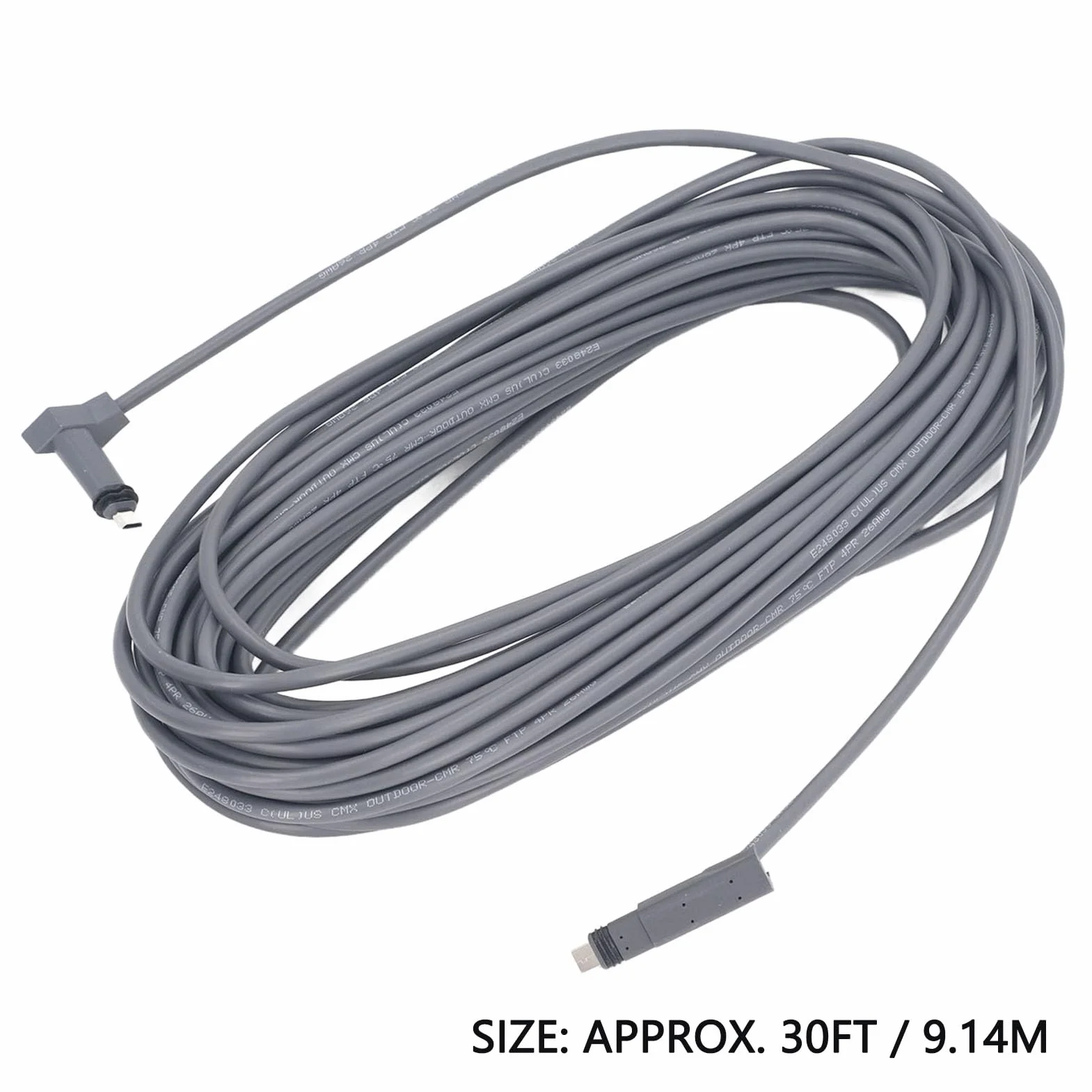 Kit Internet Starlink Câble de Remplacement Satellite 30 Pieds pour Satellite Rectangulaire Starlink V2, Extension de Câble Starlink pour Fil Starlink V2