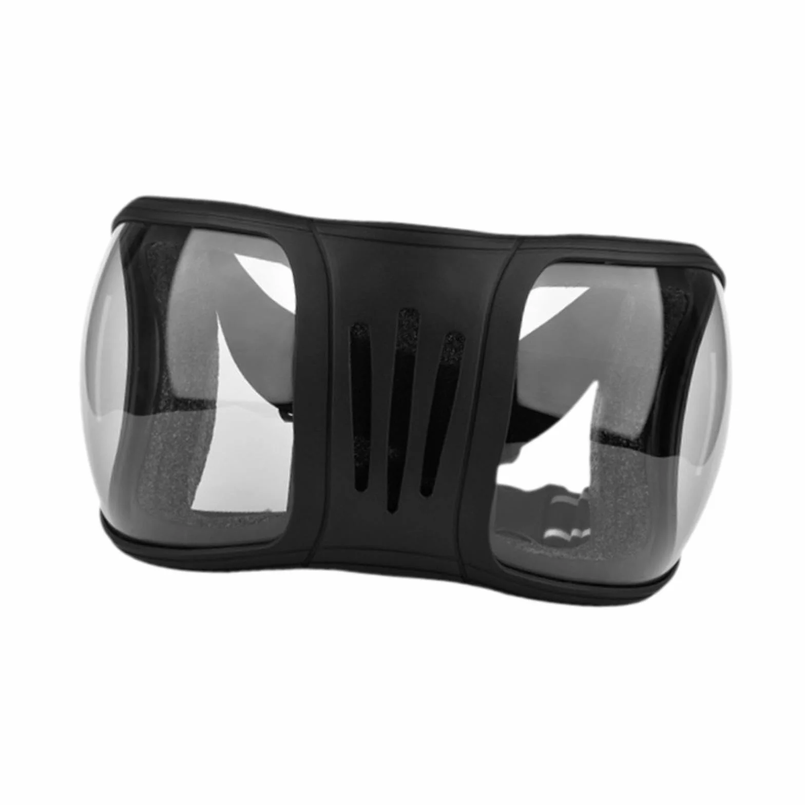 Lunettes de Chevaux Anti-poussière UV400 15x27 cm Clair et Noir