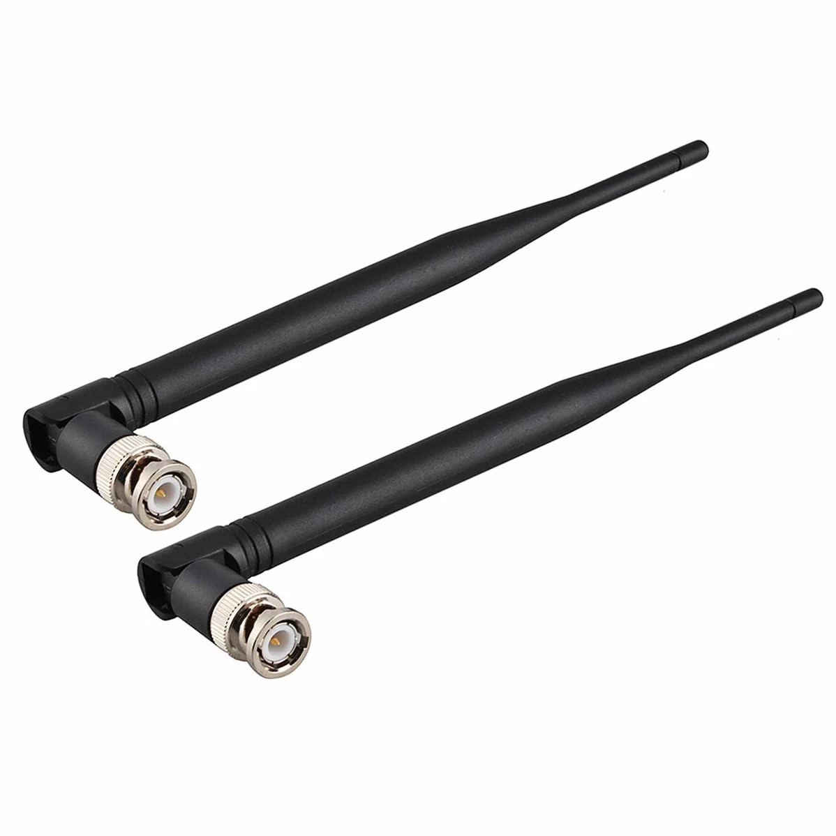Bingfu Antenne UHF Mâle BNC 400MHz-960MHz Récepteur Microphone sans Fil (Paquet de 2) Compatible avec Récepteur de Micro Audio Numérique à Distance Dispositif Tuner Amplificateur Radio-Amateur