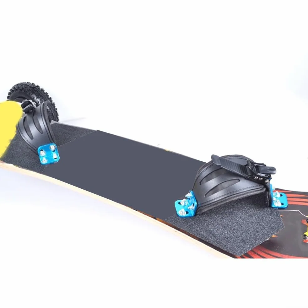 Mountain Support de pied pour skateboard tout-terrain en alliage d'aluminium et nylon 20 x 8 x 5 cm 400 g Noir