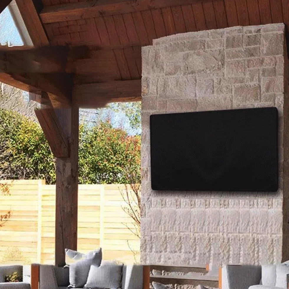 Housse de protection extérieure en tissu Oxford 600D pour téléviseur écran plat 70-75 pouces