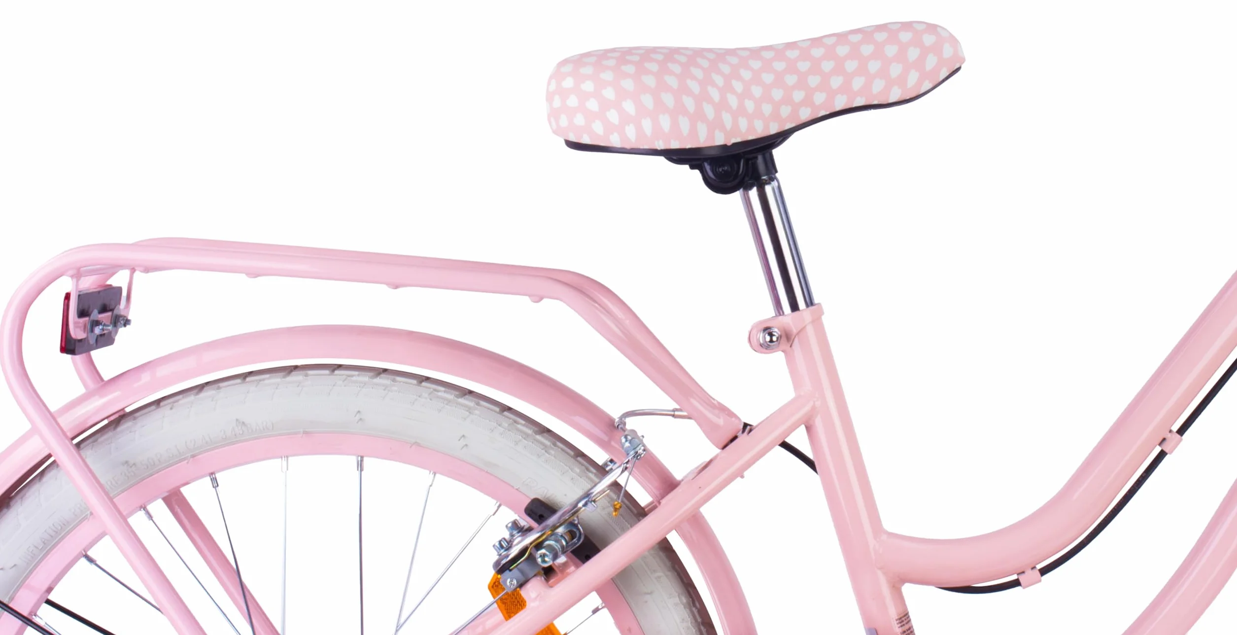 Vélo Fille Sun Baby Heart 20/24 Pouces 6-12 Ans V-Brake Porte-Bagages