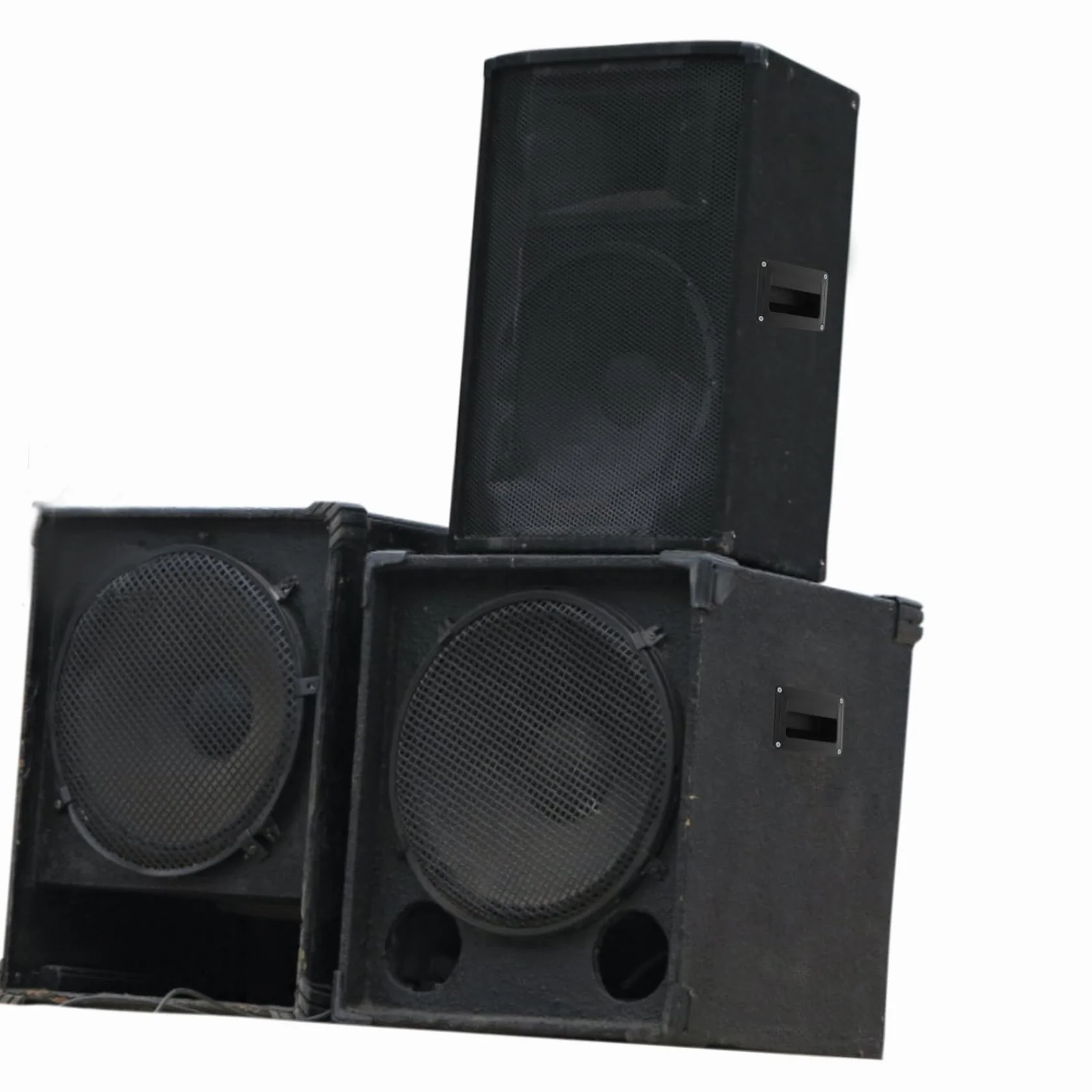 Gadpiparty 4pièces Poignées Latérales Encastrées Plastique pour Enceintes Audio Lot de Design Simple Et Pratique Accessoires De Remplacement pour Transport Sécurisé des Haut-parleurs De Scène