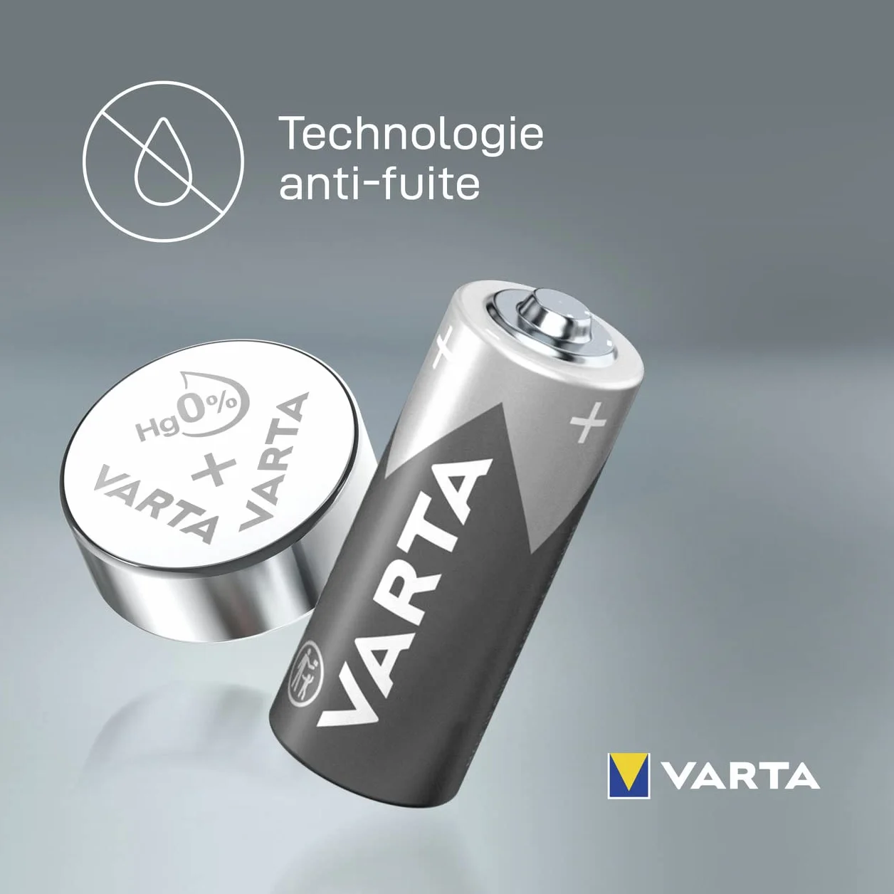 Varta Pack de 2 Piles Montres Oxyde d'Argent V377 SR66