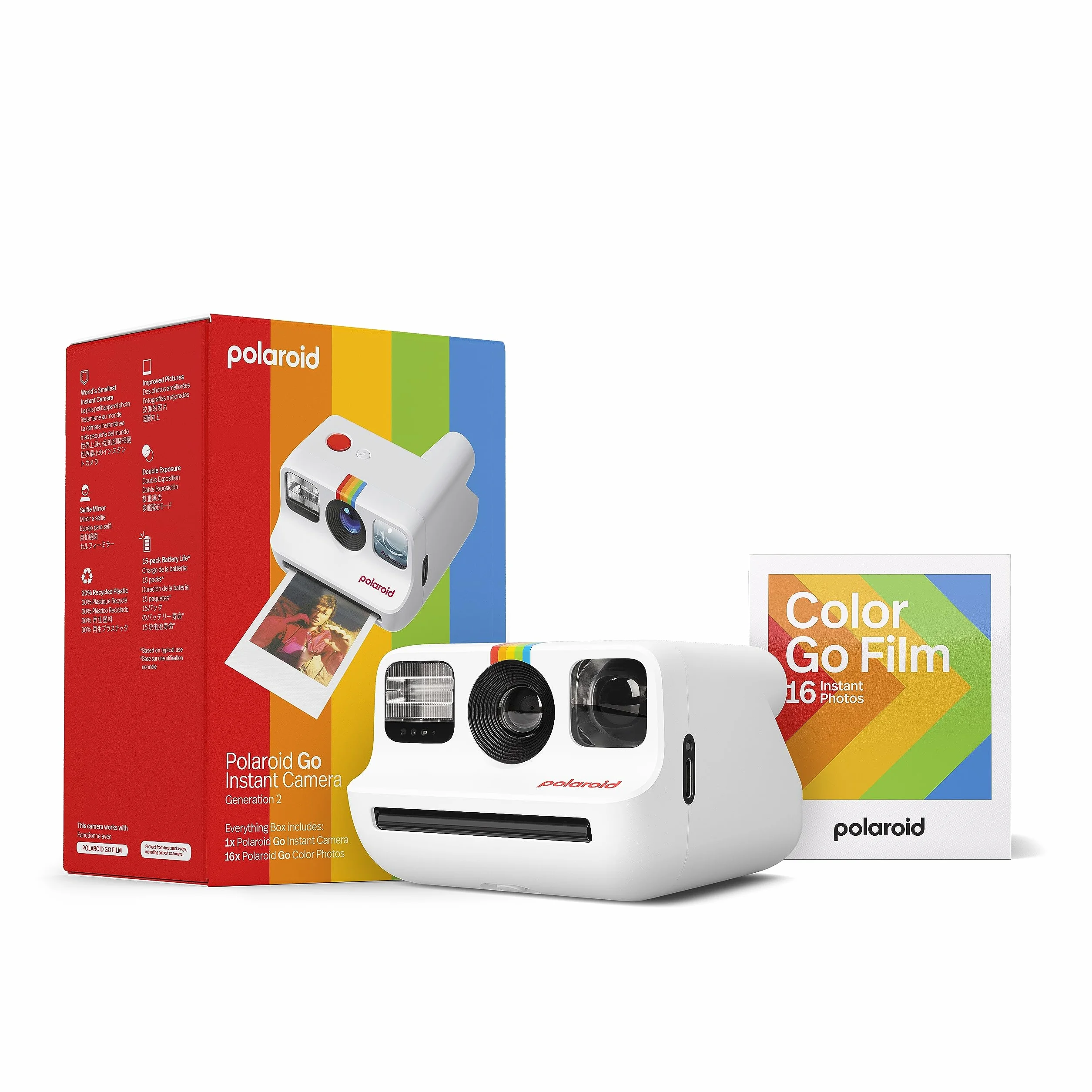 Everything Box Polaroid Go Generation 2 Appareil Photo instantané - Blanc
