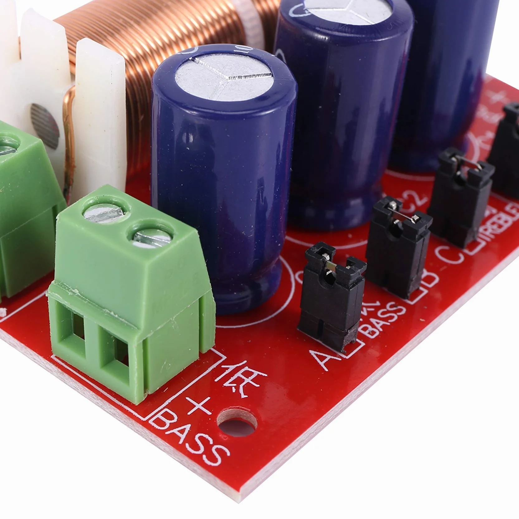 400W Haut-Parleur Crossover 2 Voies Filtre Diviseur de Fréquence pour 2-16Ohm