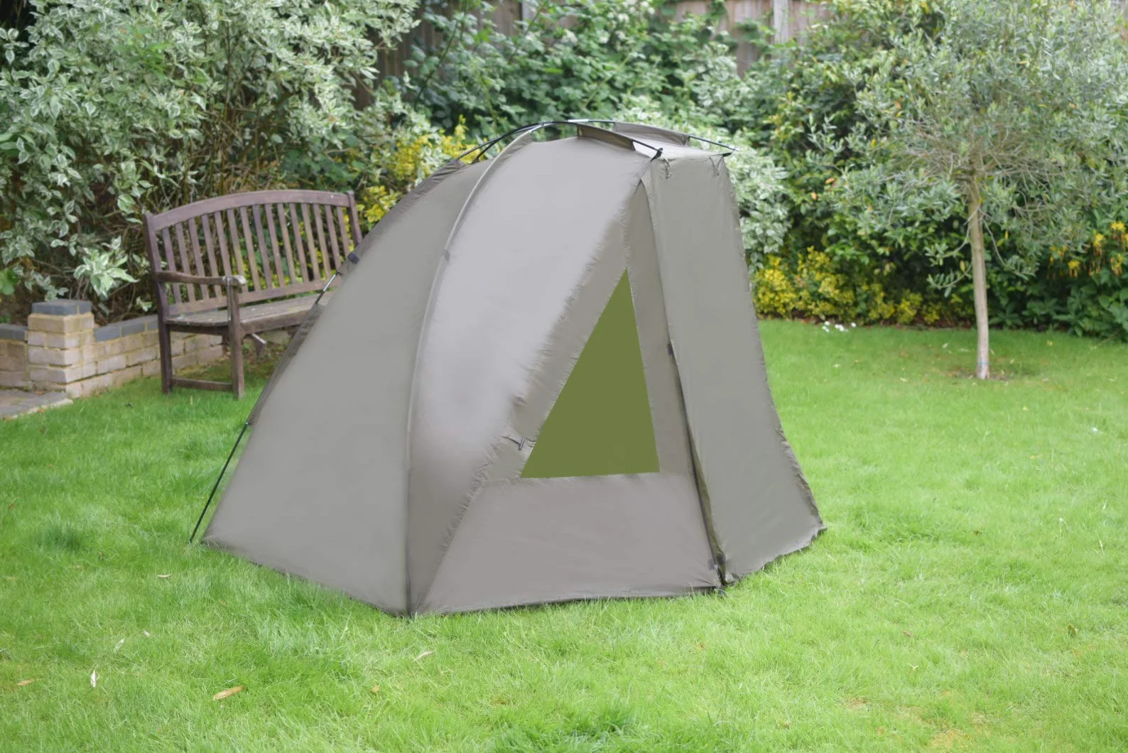Quest Tente de pêche à la carpe colonne d'eau 5000 mm Bivvy 1-2 personnes