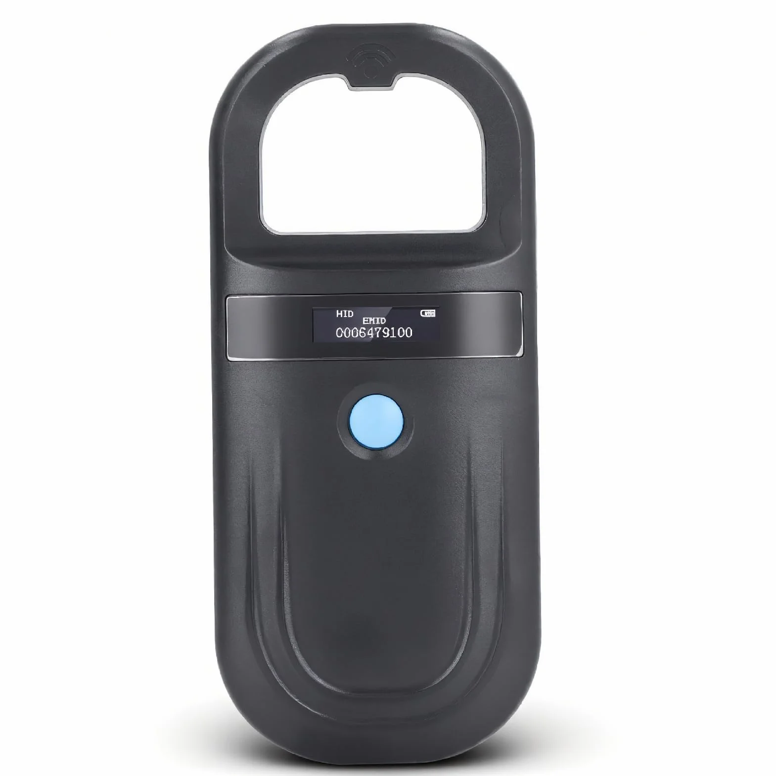 Scanner de Micropuces Animales, Rechargeable FDX B EMID PET TAG CHIP Scanner avec 128 étiquettes, 134.2 KHz, Conception Portable, Lecteur D'identification de Puce pour Animaux