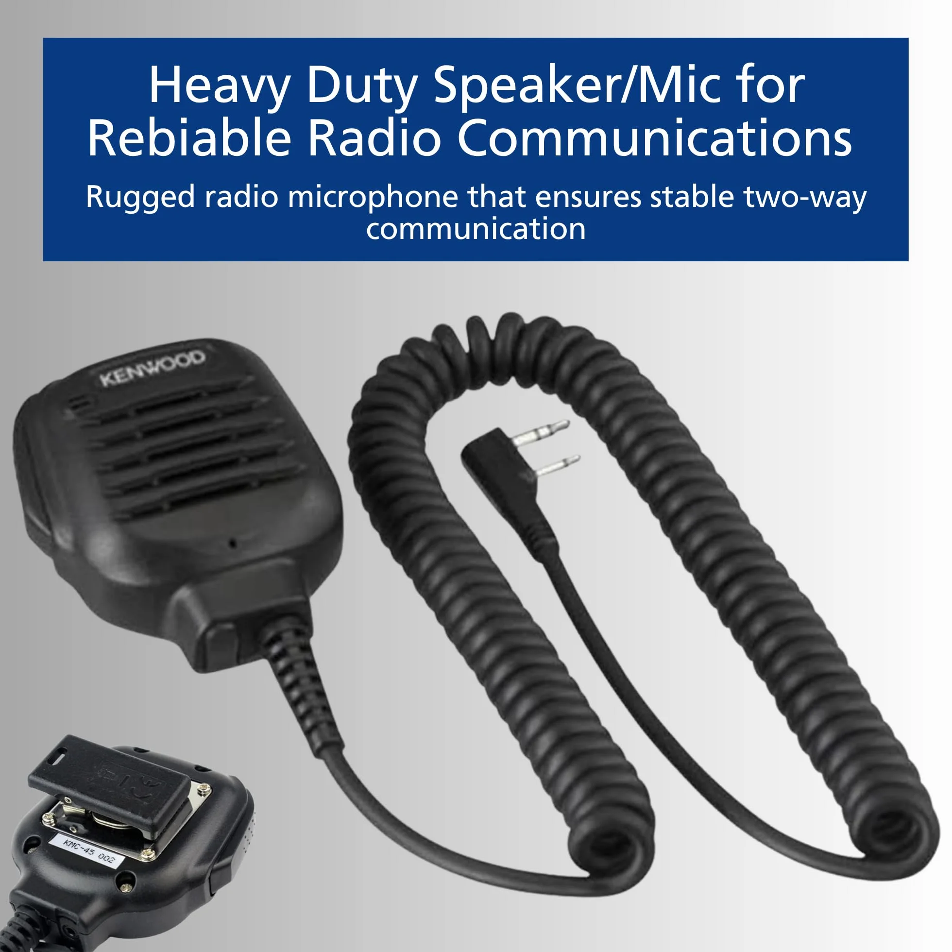 KENWOOD JVC KMC-45W Microphone et Haut-Parleur