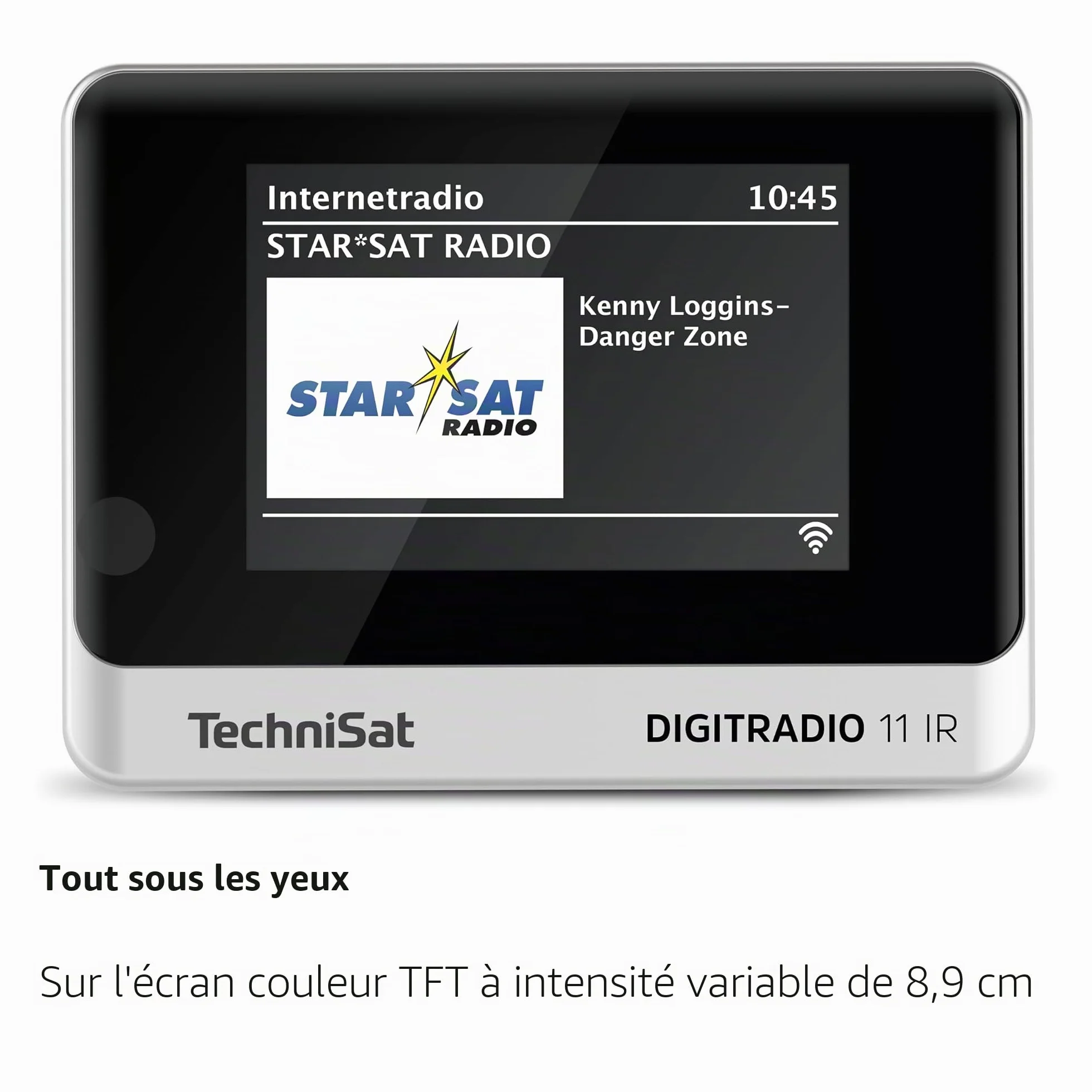TechniSat DIGITRADIO 11 IR Adaptateur Dab+ et Radio Internet (Wi-FI, écran Couleur, Bluetooth, télécommande, réveil, sans Haut-Parleur, idéal pour la Mise à Niveau des systèmes Hi-FI existants)