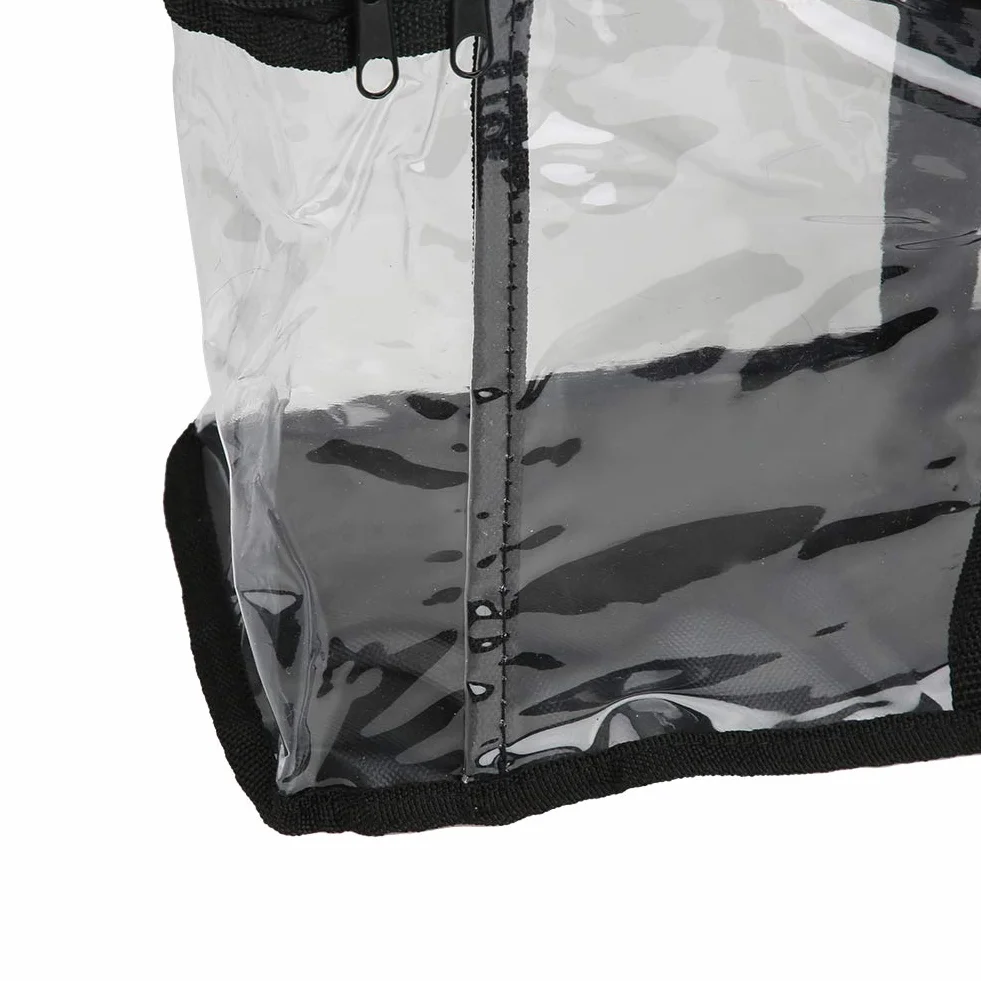 Sac De Transport De Livre, Sac De Rangement Transparents, Pochette a Livre, Organisateur De Stockage De Sac De Portable De Grande Capacité, pour la Collection D'outils Ménagers De Livre De CD