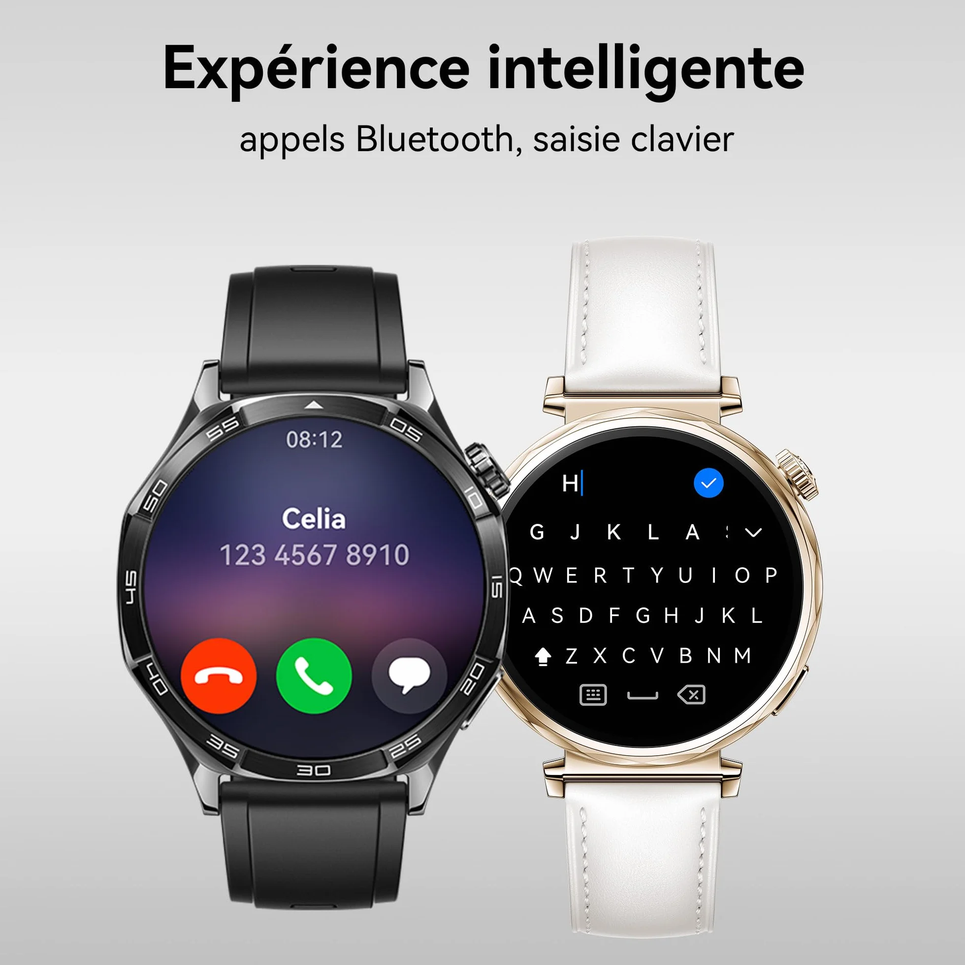 HUAWEI Watch GT 5 46mm Montre Connectée Noir, Suivi Santé, Autonomie 14 Jours iOS Android