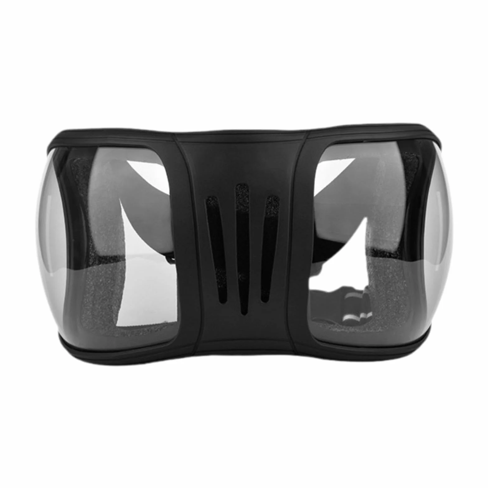 Lunettes de Chevaux Anti-poussière UV400 15x27 cm Clair et Noir